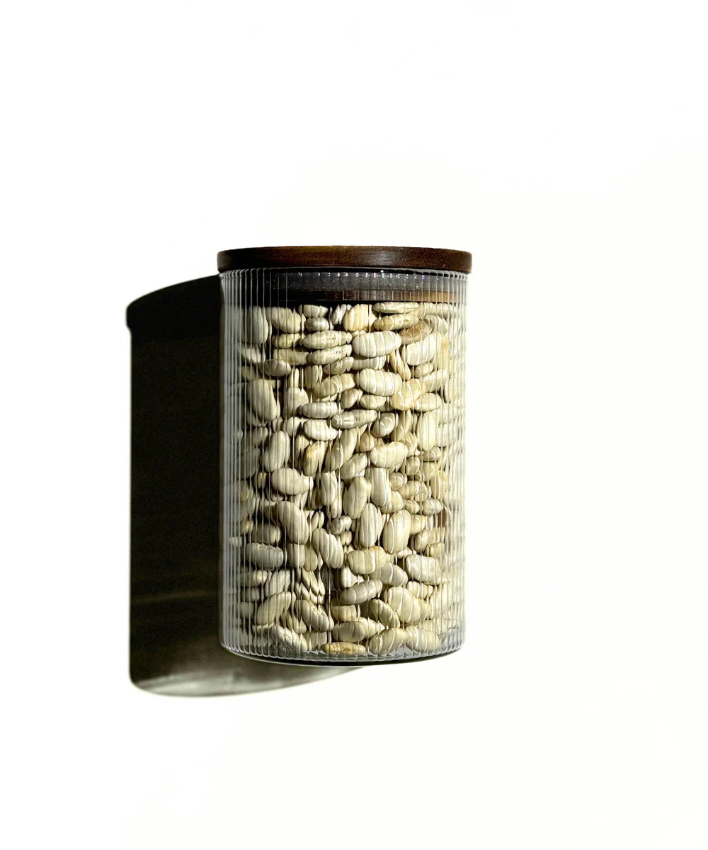 Acacia Voorraadpot Stripe | 2 stuks | 1000 ML