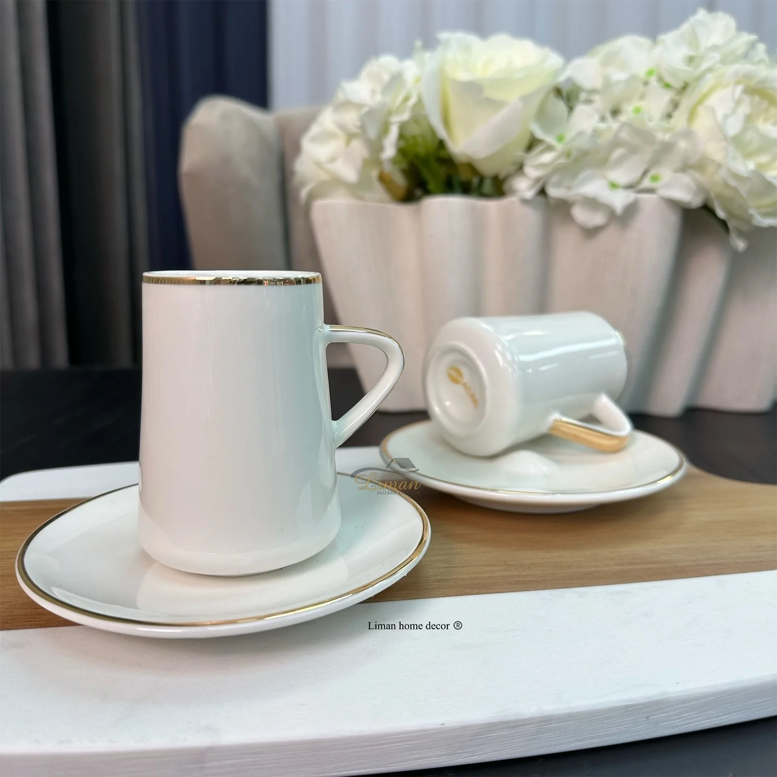 ACR Aria Espressoset 4 Delig | 2 Persoons Goud
