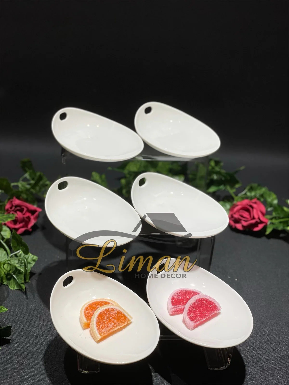 ACR BIANCO PERLA SERVEERBORD 14 CM 6 DELIG - Image 4