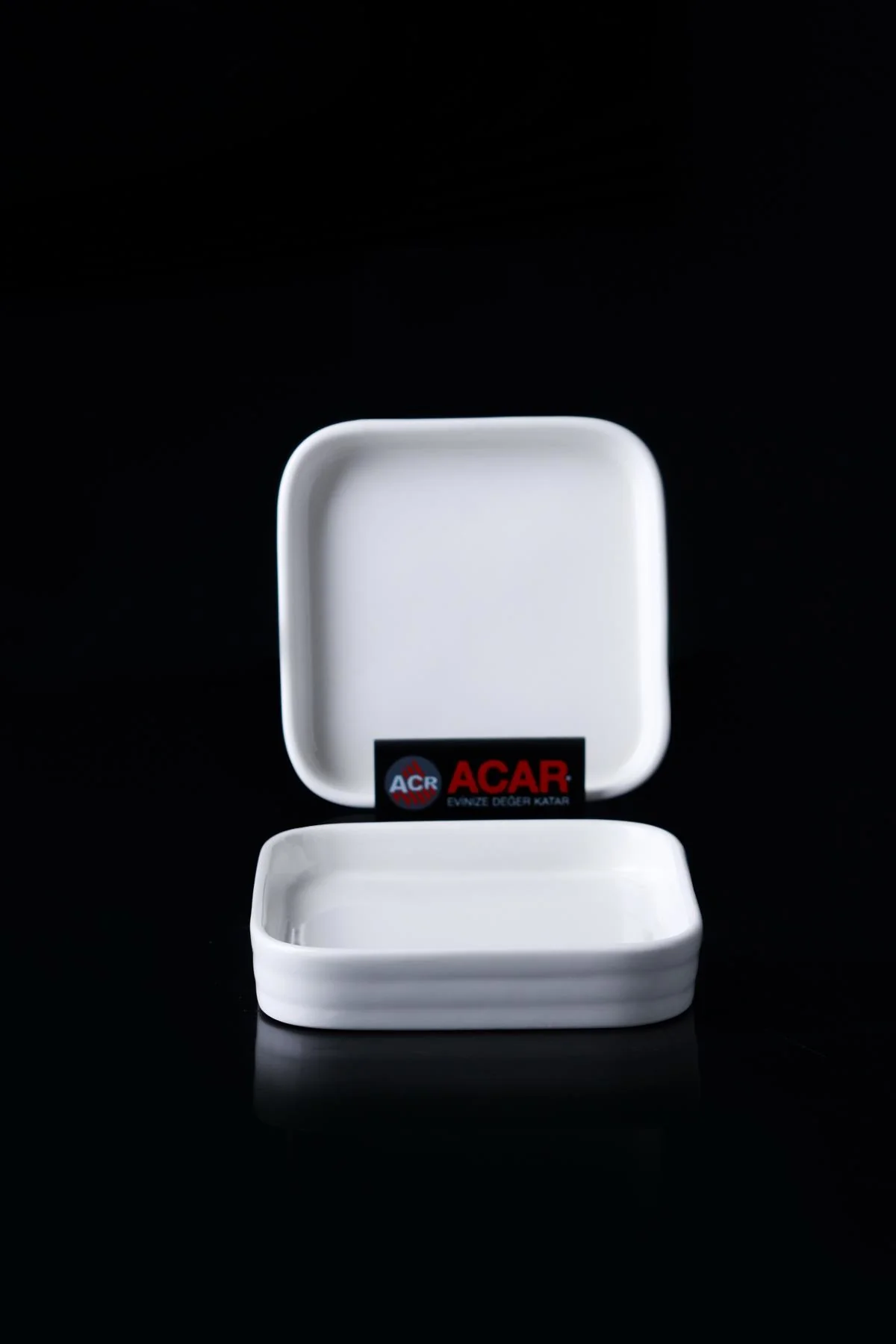ACR Bianco Perla Vierkant Serveer Bord / Thee Onderlegger 6 Delig