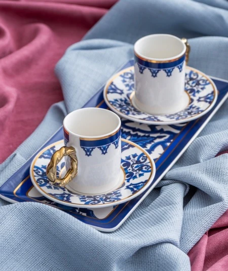 ACR Francesca Espressoset 5 Delig | 2 Persoons Blauw