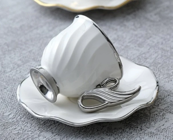 ACR Jade Espressoset 12 Delig | 6 Persoons Zilver - Image 2