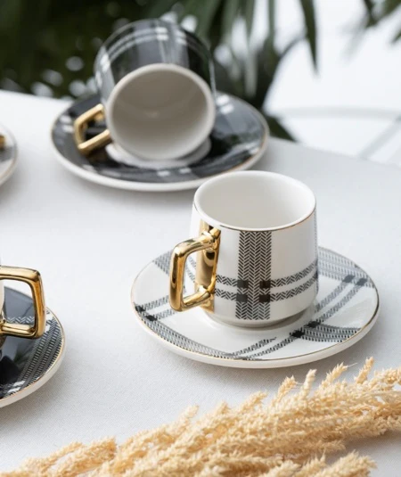 ACR Mira Espressoset 12 Delig | 6 Persoons Zwart - Image 2
