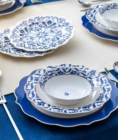 ACR Nancy Servies set 24 Delig | 6 Persoons Blauw - Image 2