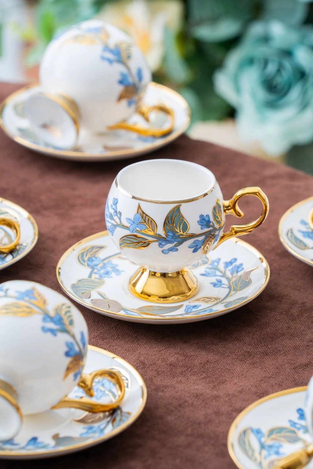 ACR Olivette Espressoset 12 Delig | 6 Persoons Blauw