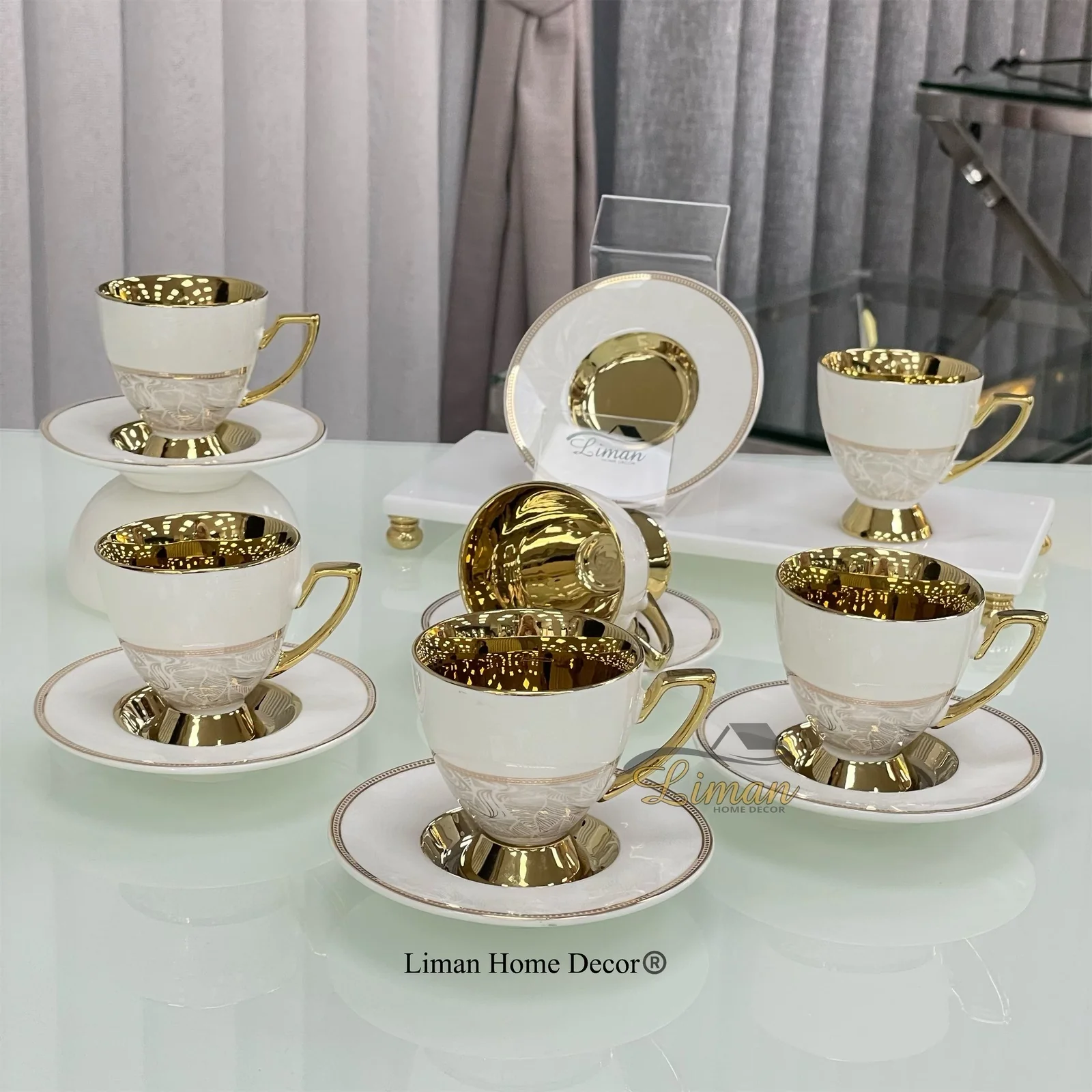 ACR Swan Espressoset 12 Delig | 6 Persoons