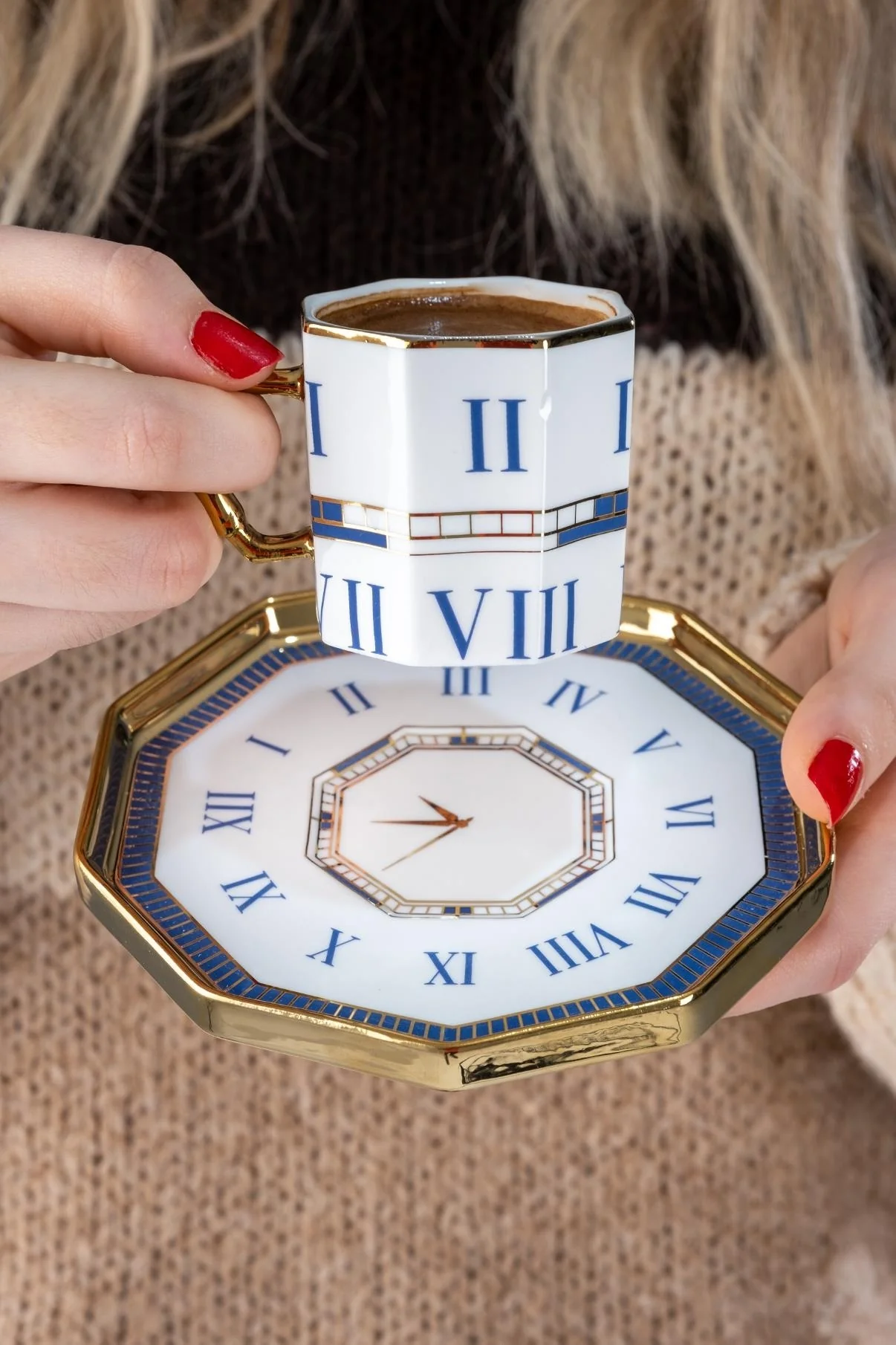 ACR Timeless Espressoset 12 Delig | 6 Persoons Blauw