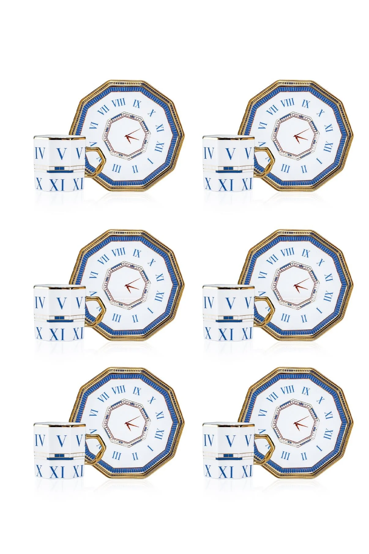 ACR Timeless Espressoset 12 Delig | 6 Persoons Blauw - Image 3