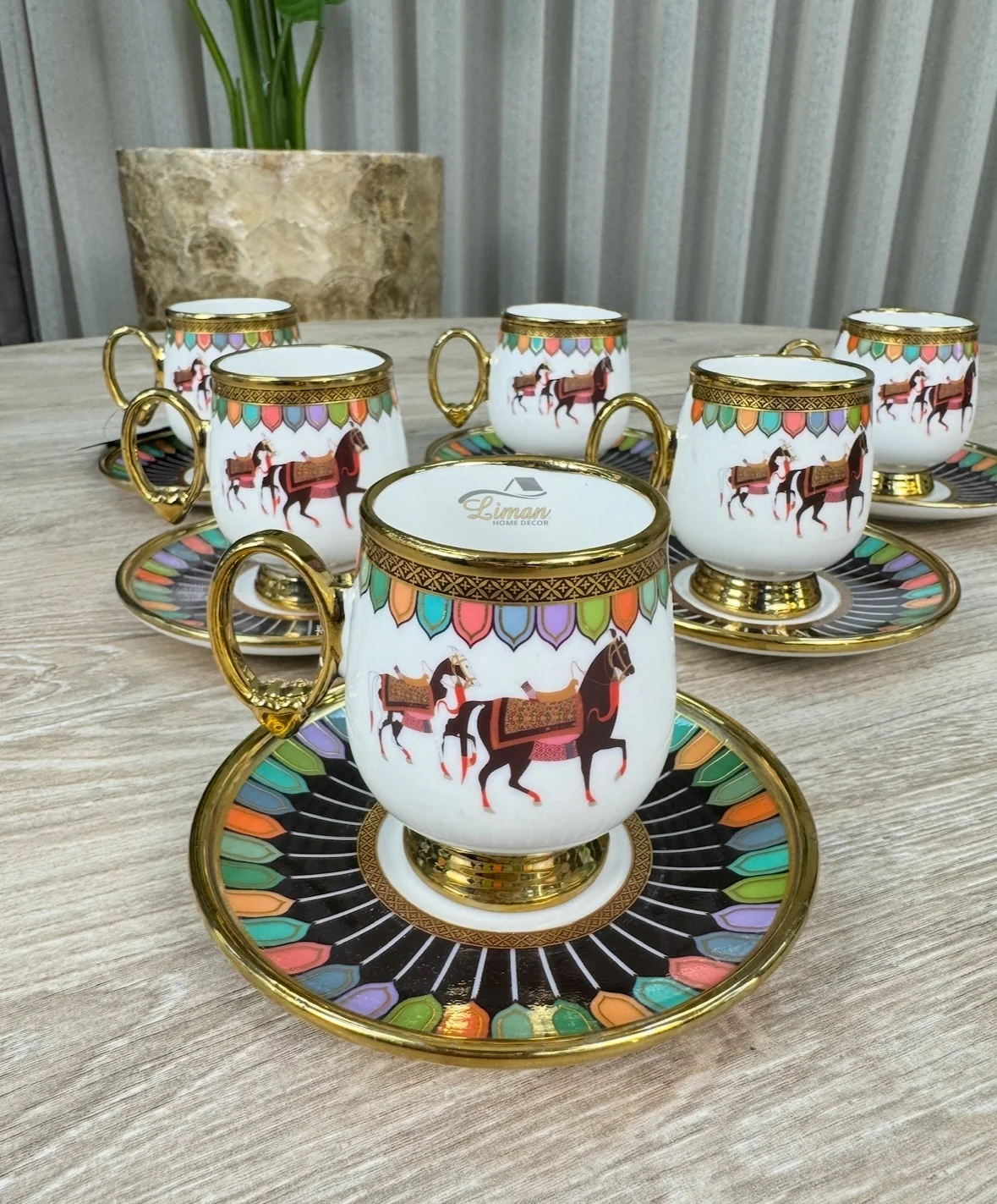 ACR Wilshire Espressoset 12 Delig | 6 Persoons Zwart - Image 3