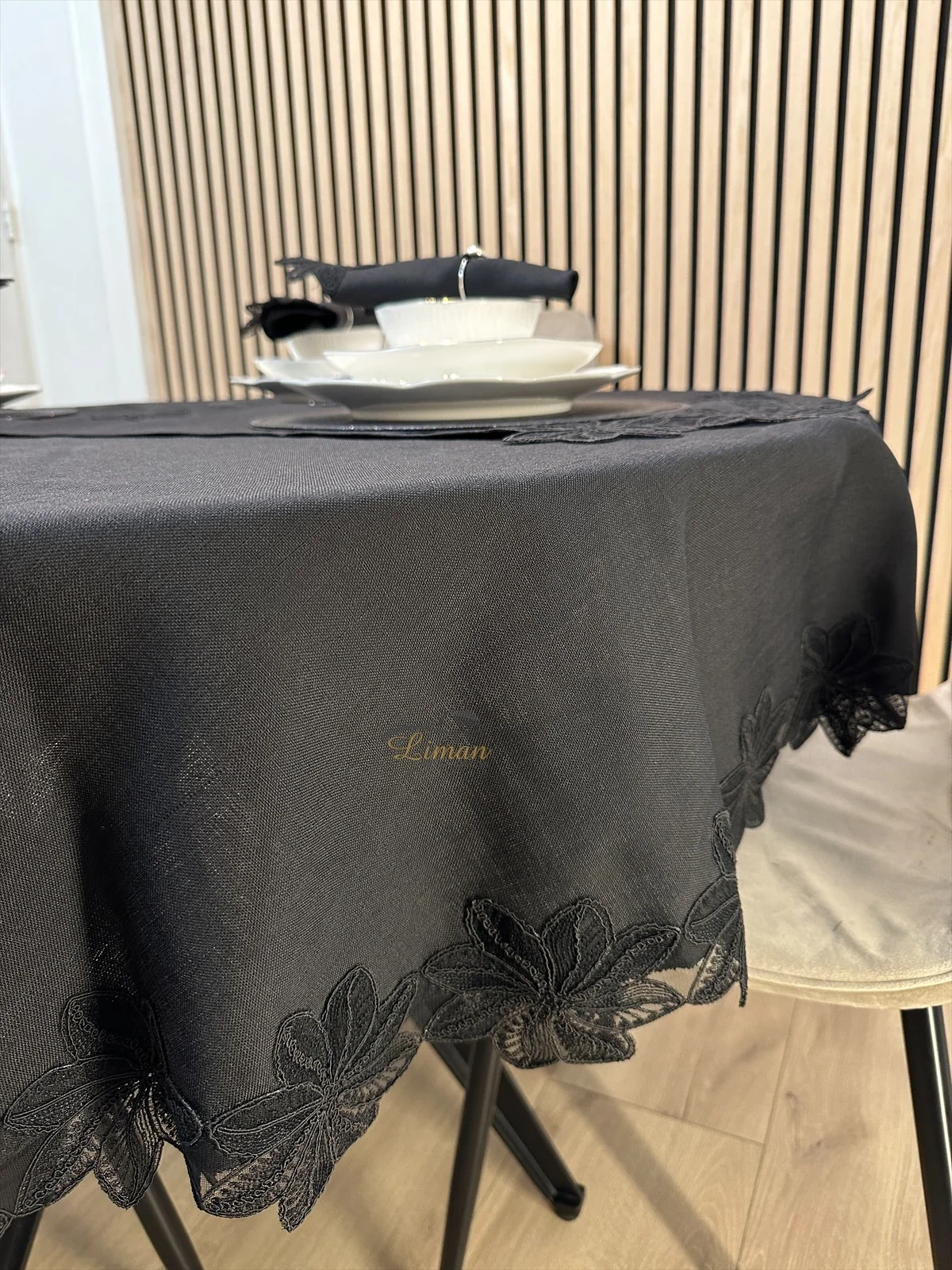 Artemis Tafelkleed Set Met Server Zwart 18 Delig - Image 5