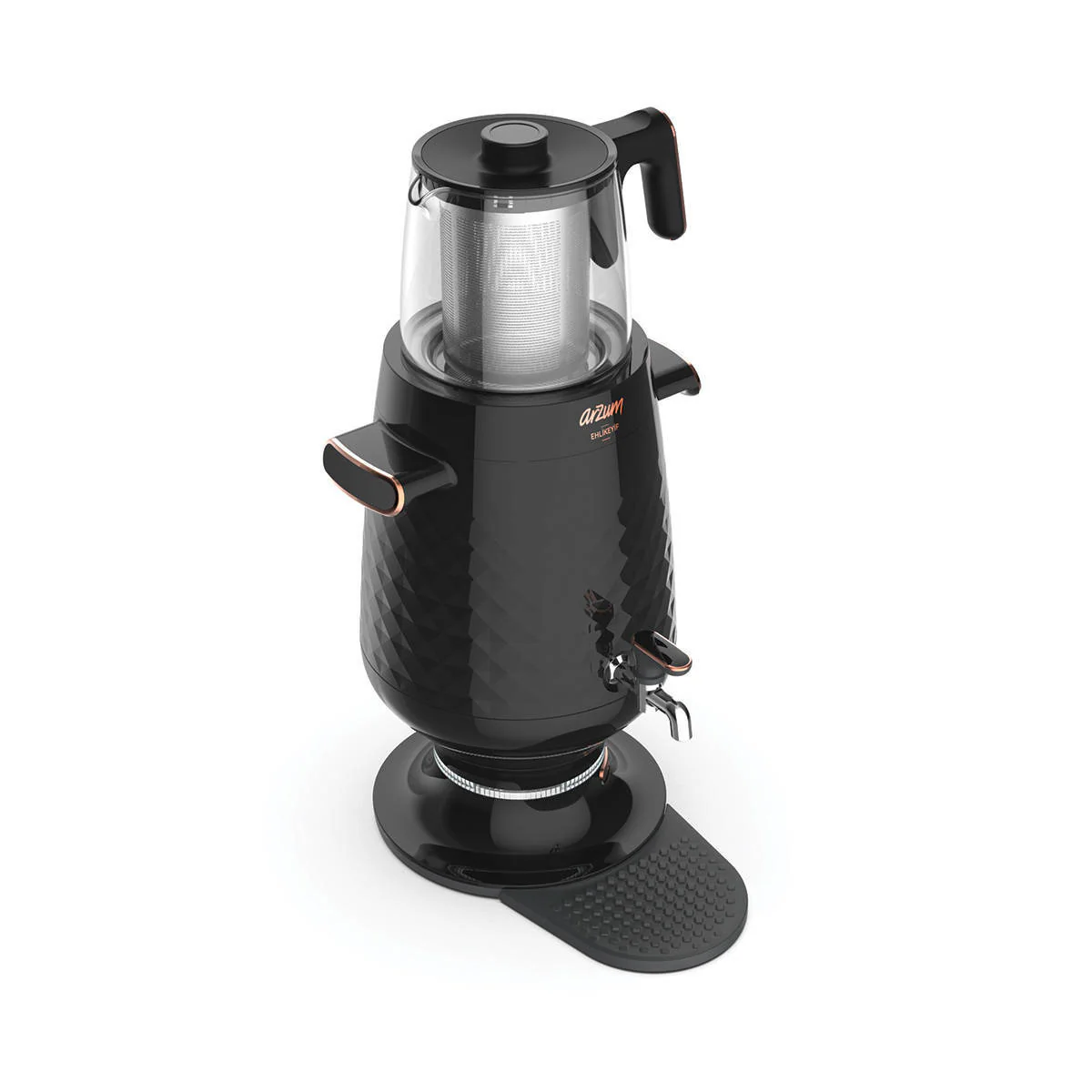 Arzum Ehlikeyf Semaver Zwart  3,5 L - Image 6