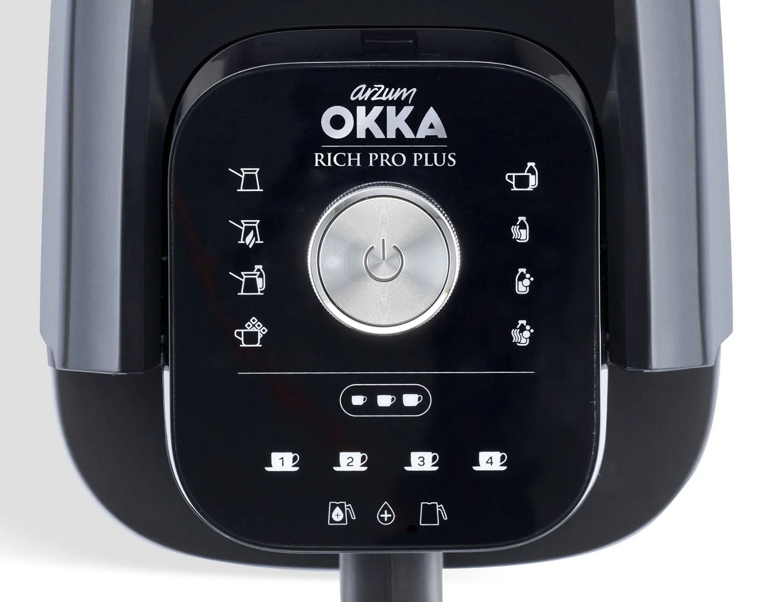 Arzum OKKA Rich Spin Pro Turkse koffiemachine met waterreservoir chroomkleur - Image 2