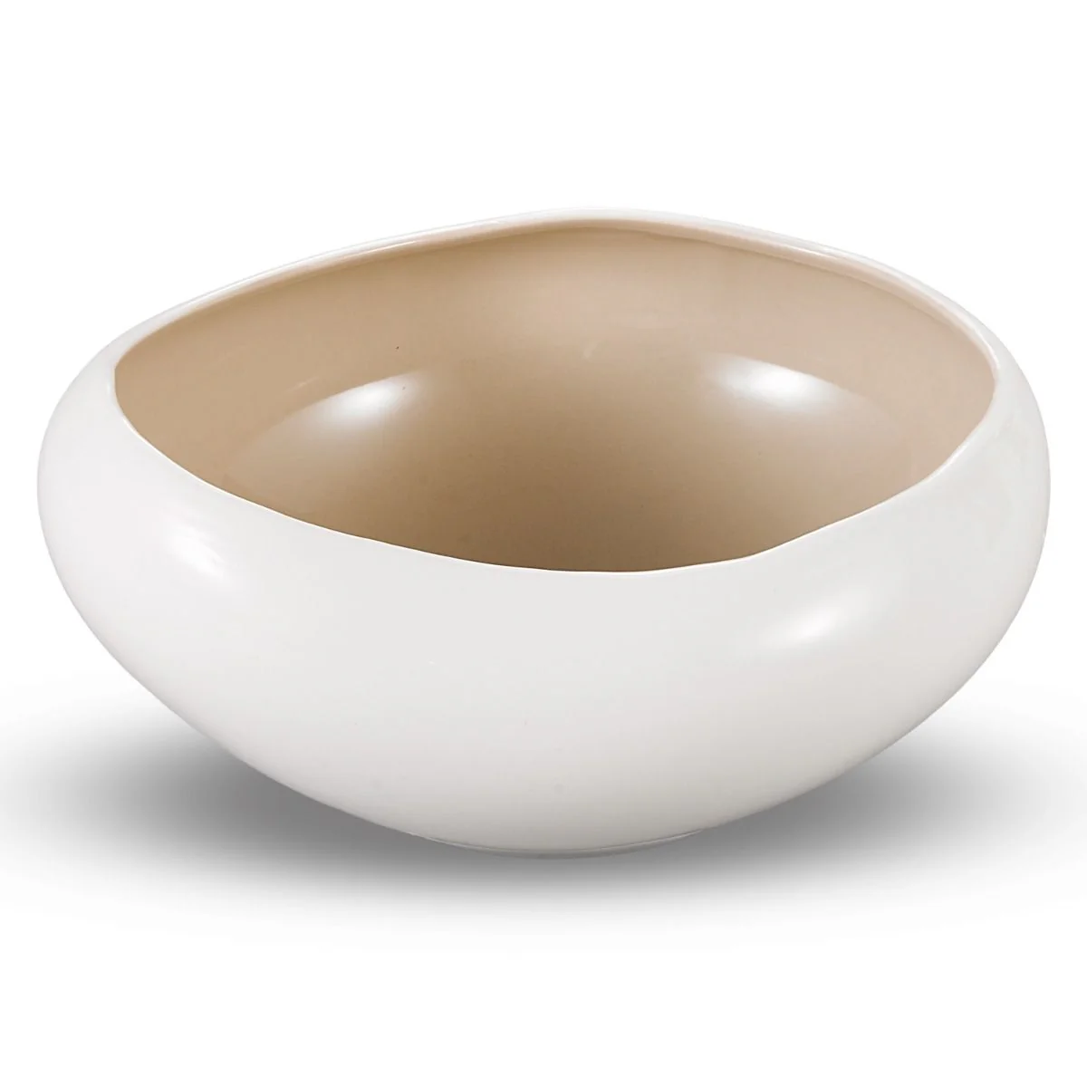 Barles / Cupido Beige | White Diep bord Ø23,0X20,3X10,3 cm Per Stuk
