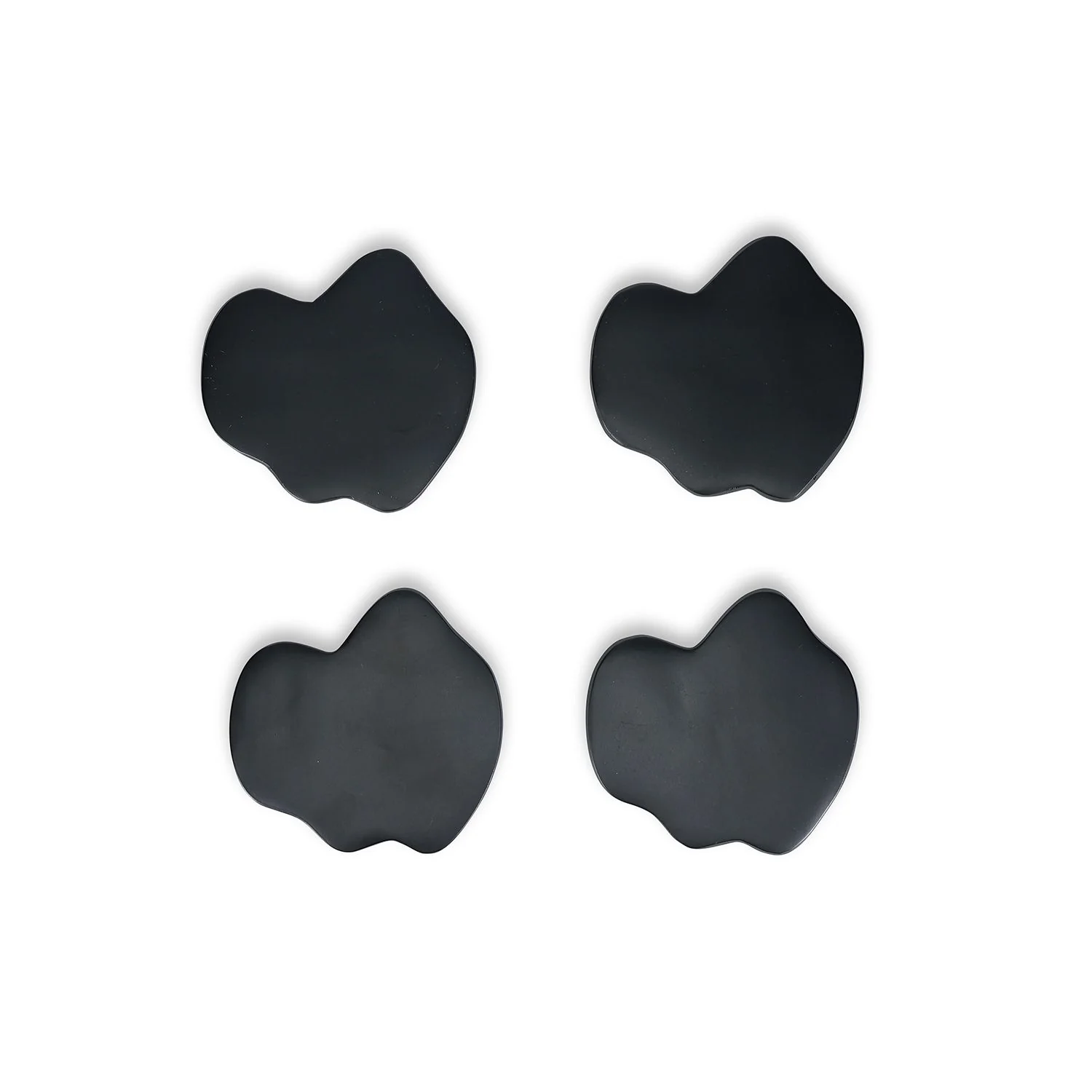 GLASONDERZETTER ORGANISCH ZWART CHARM - SET/4 - Image 4