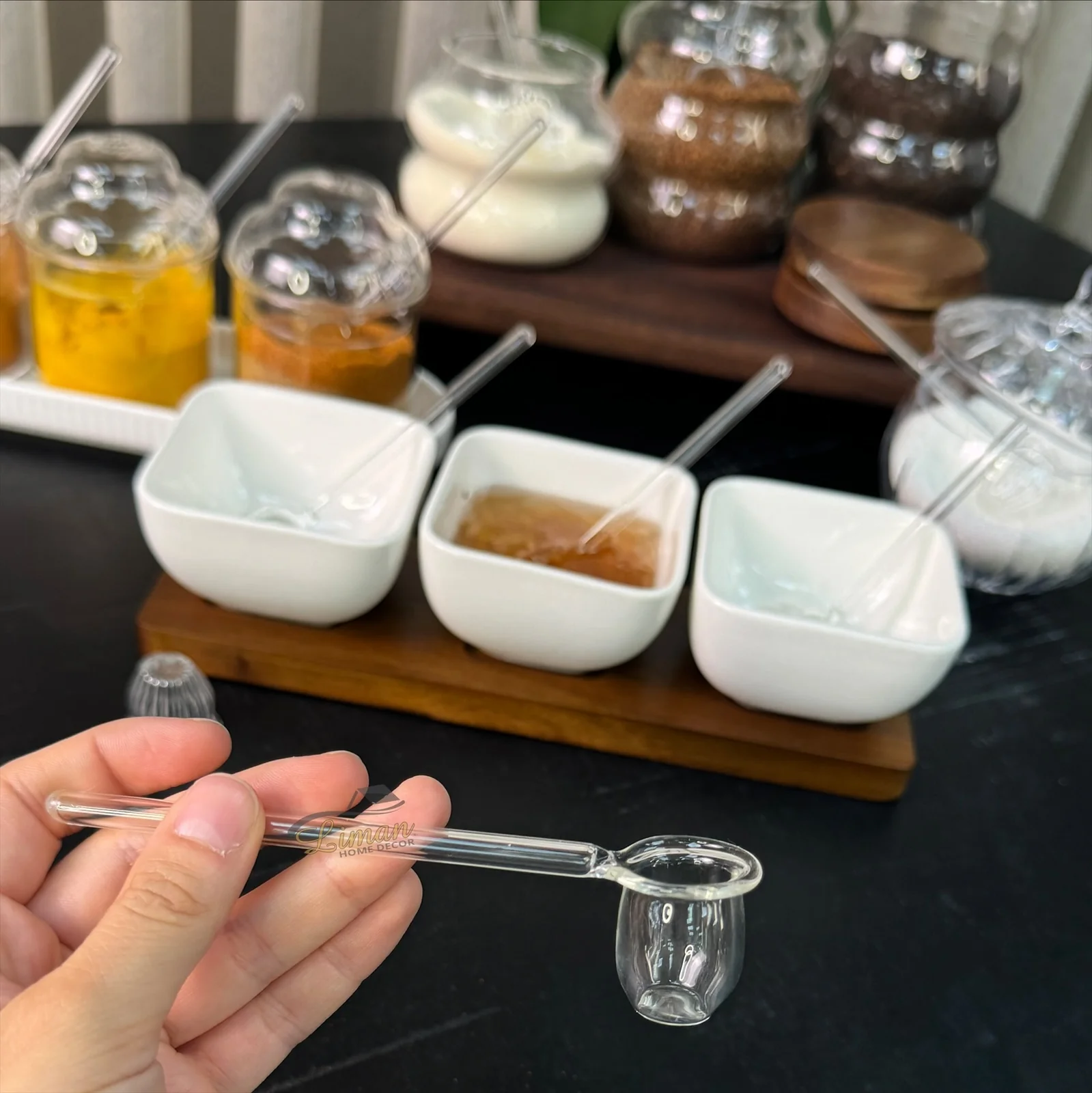 BOROSILICAAT GLAZEN LEPEL