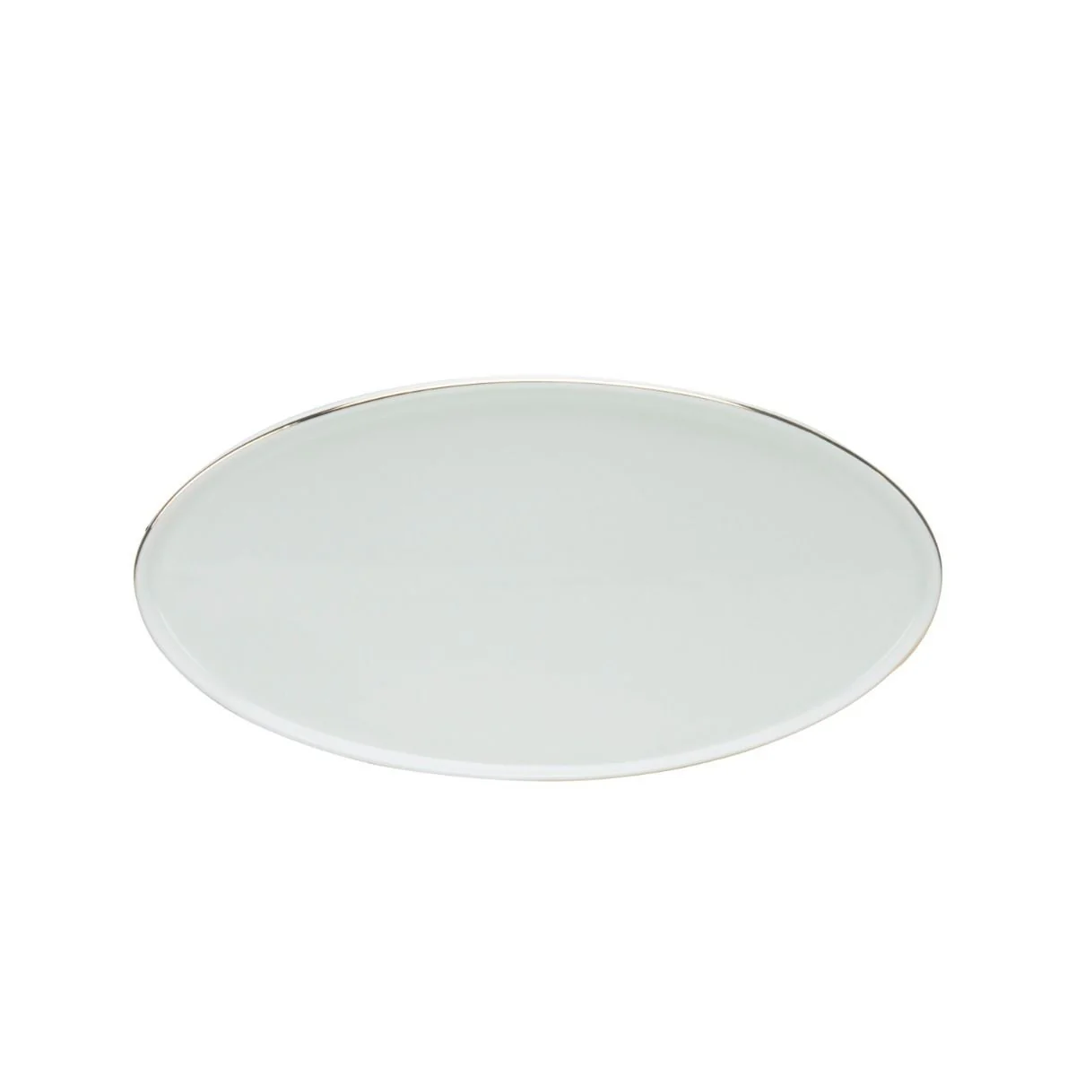 BRICARD LUNEL SERVEERBORD | 36 CM OVAAL GOUD