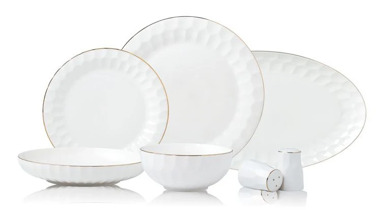 Bricard Porcelain Muret 6-Persoons | 27-Delig Serviesset Goud
