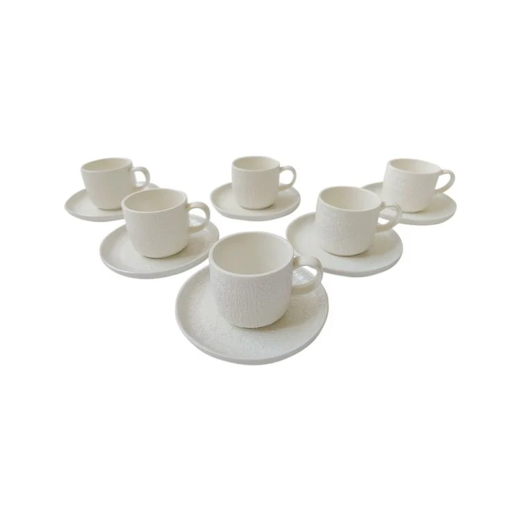 Bricard Valance Espressoset 12-Delig | 6-Persoons Wit - Image 2