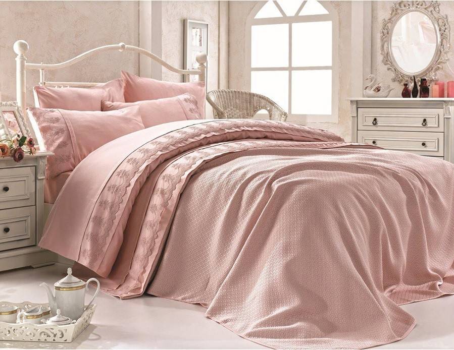 CEMIL IPEKCI LOREN  9-DELIG  BEDSPREI SET ROSE