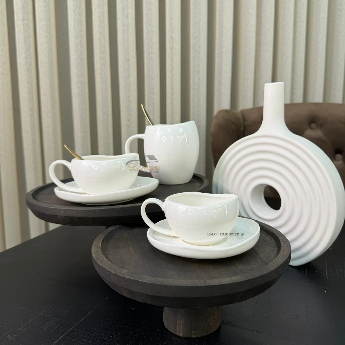 Barles / Cupido White Espressoset 12 Delig | 6 Persoons - Image 3