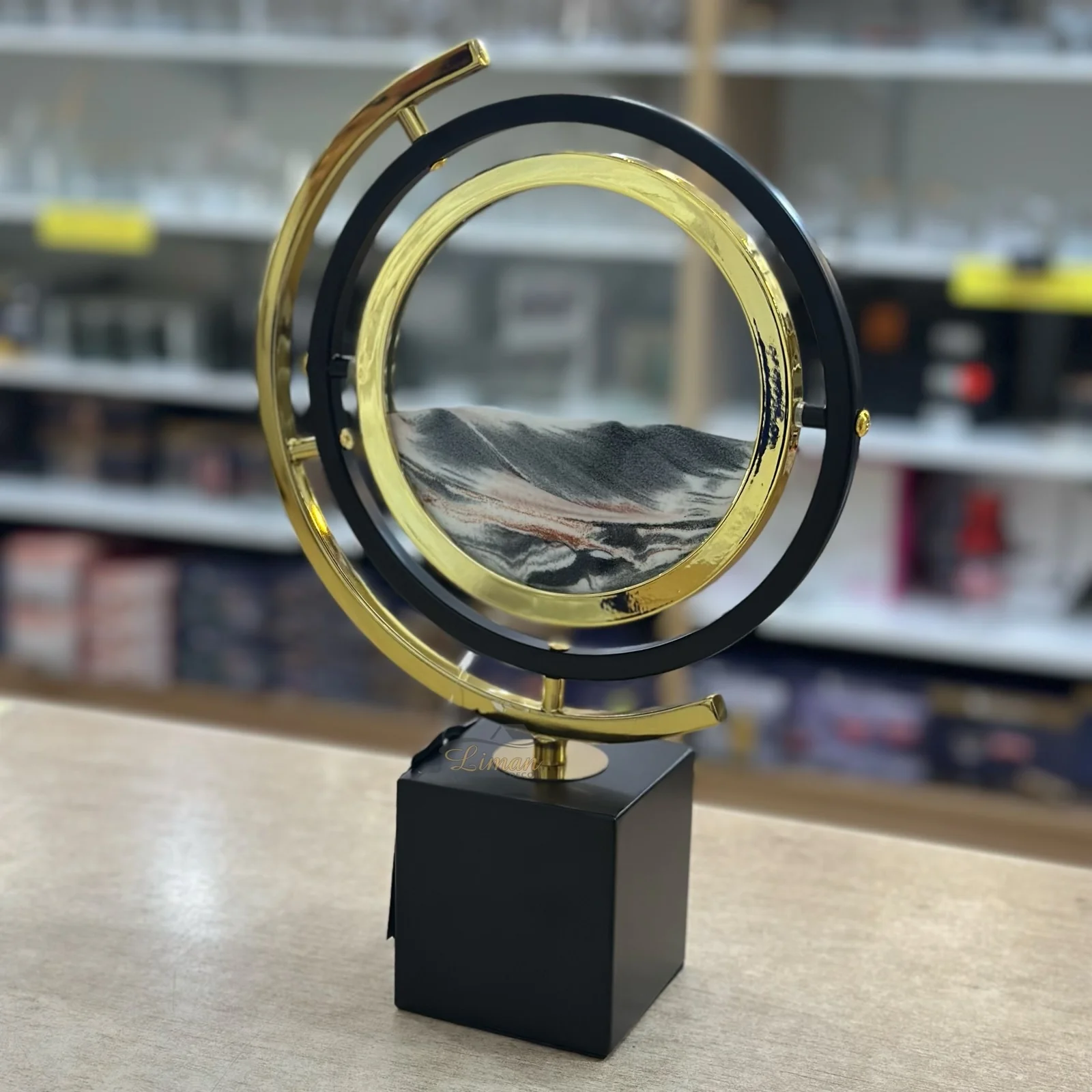 DECORATIE ZANDLOPER ZWART