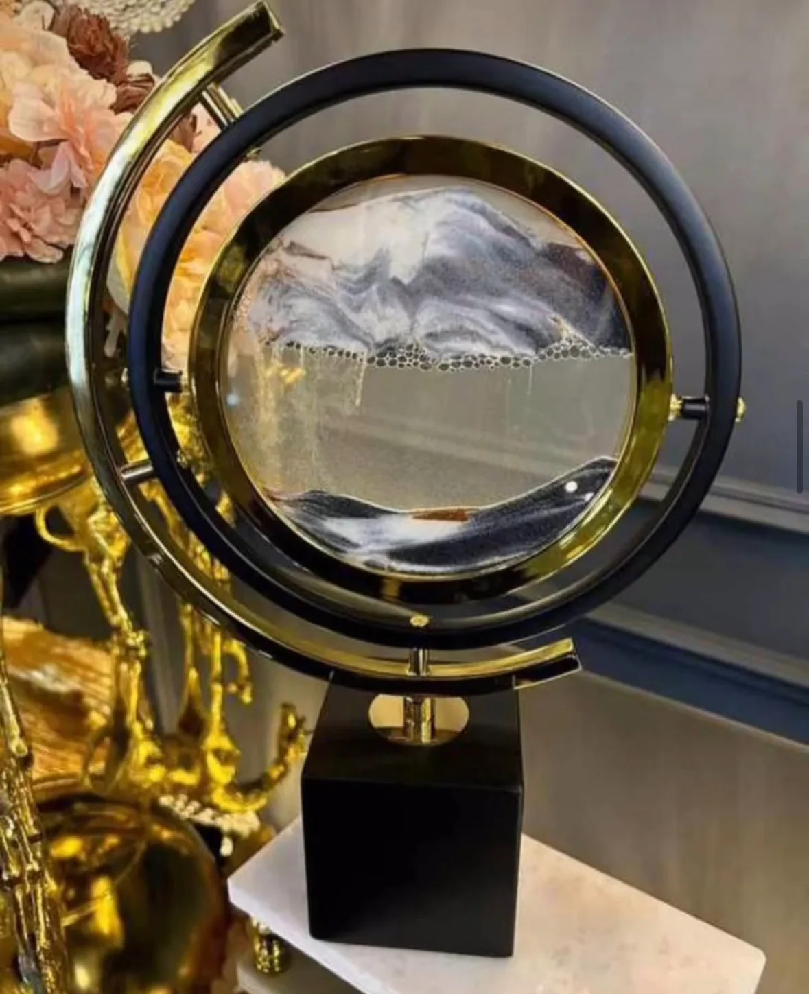 DECORATIE ZANDLOPER ZWART - Image 2