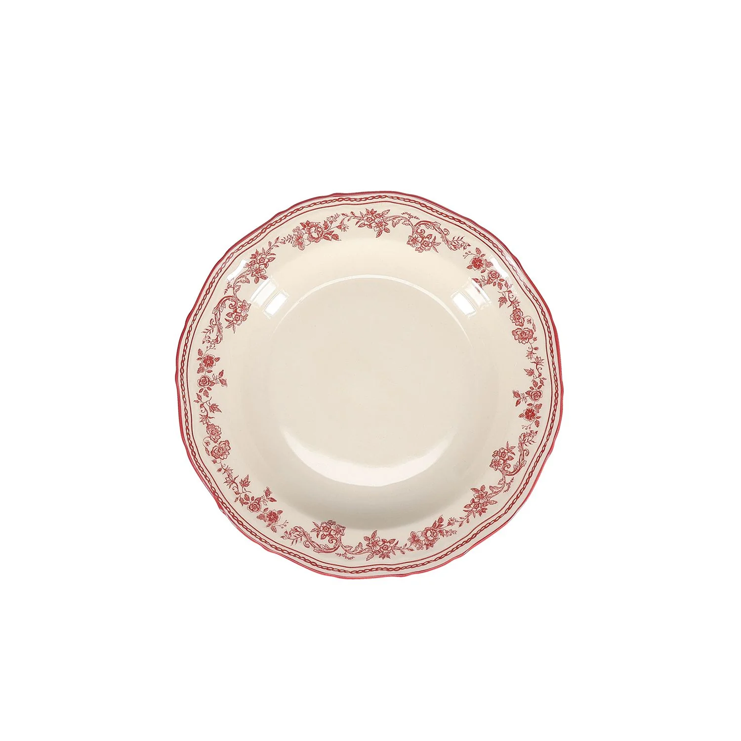Diep bord 23/17xH4cm burgundy Cyril - Image 2