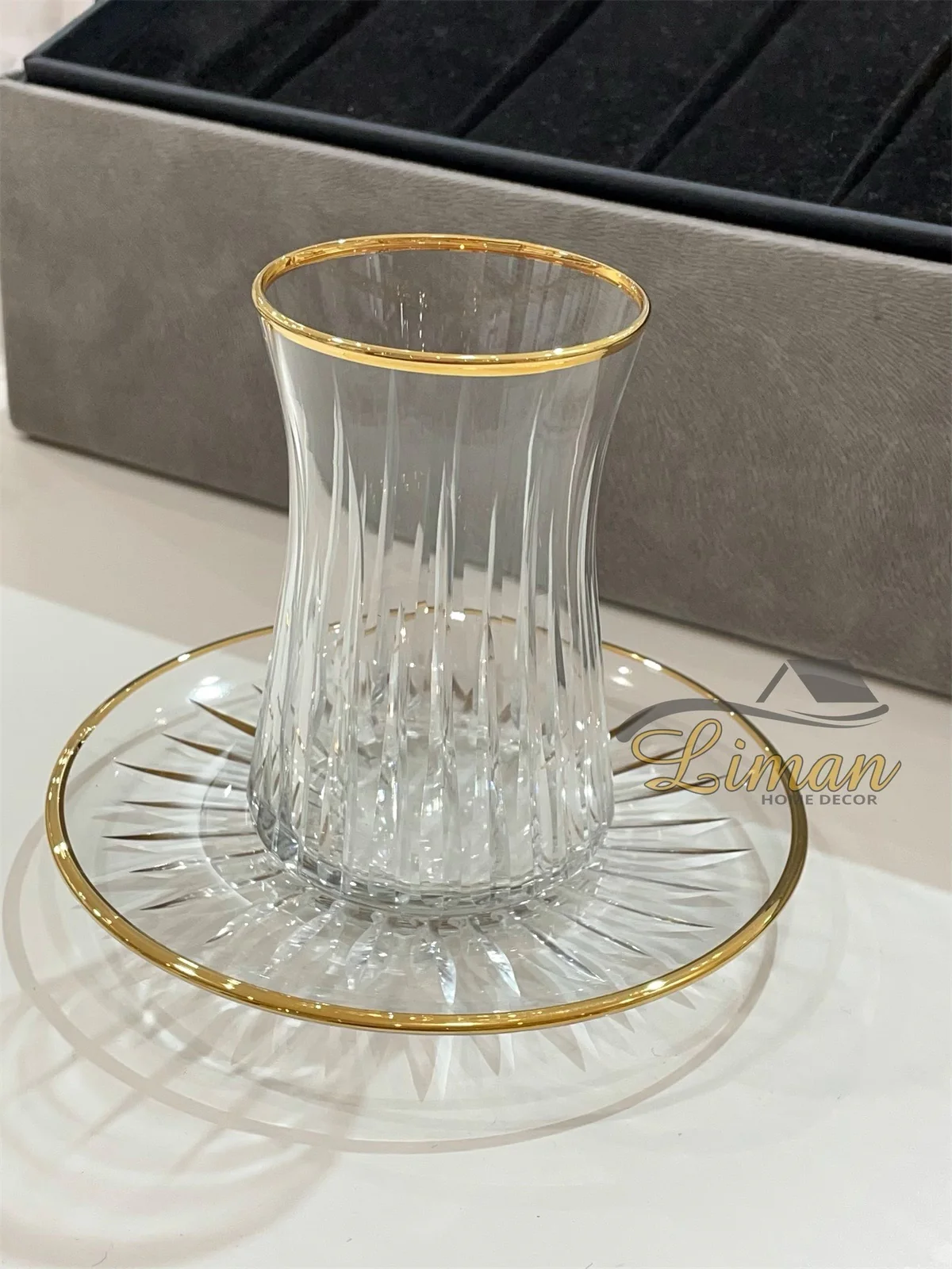 Esco Isik Gold Theeset 12 Delig | 6 Persoons - Image 4