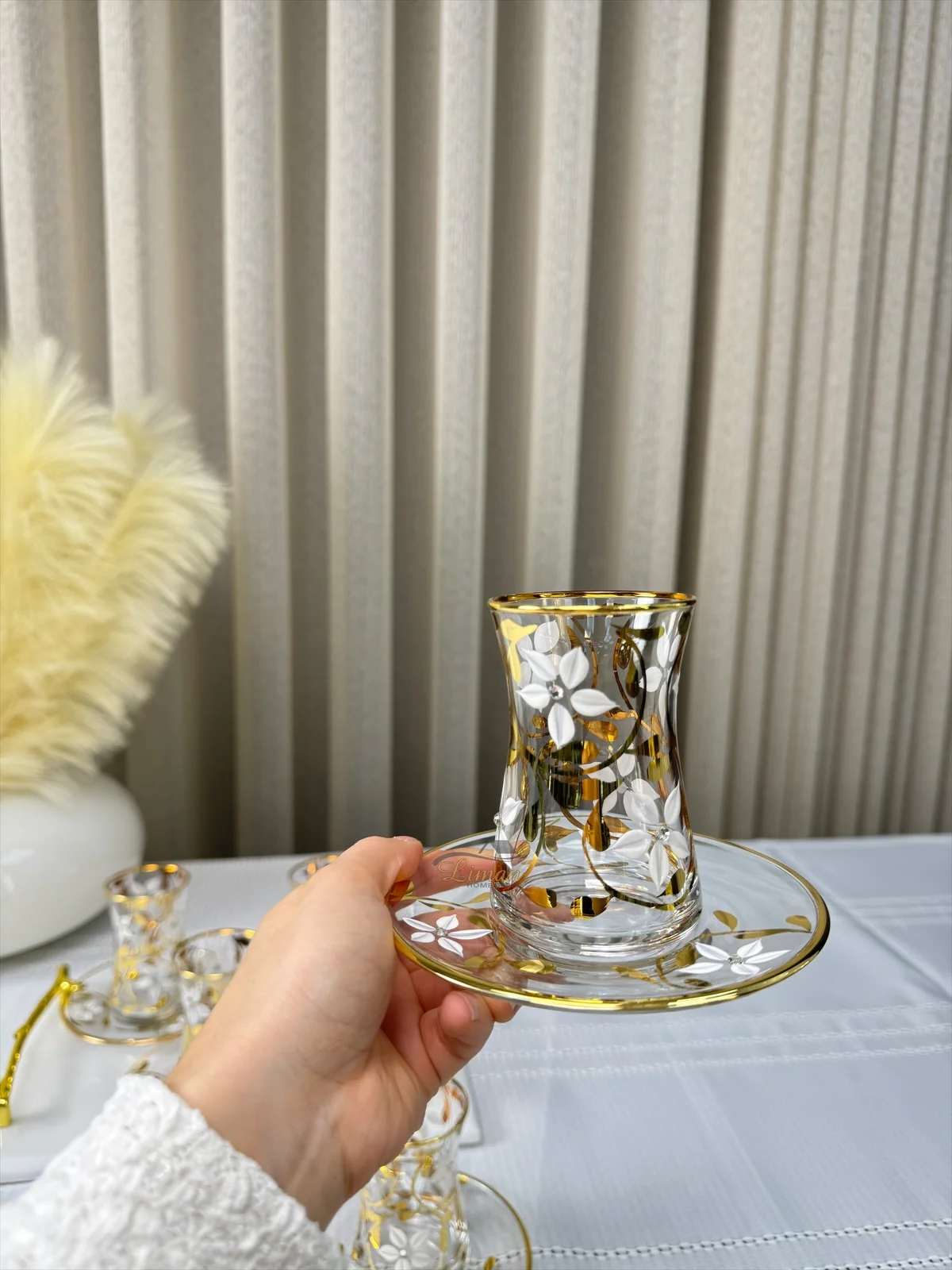 Esco Yasemin Gold Theeset 12 Delig | 6 Persoons - Image 4