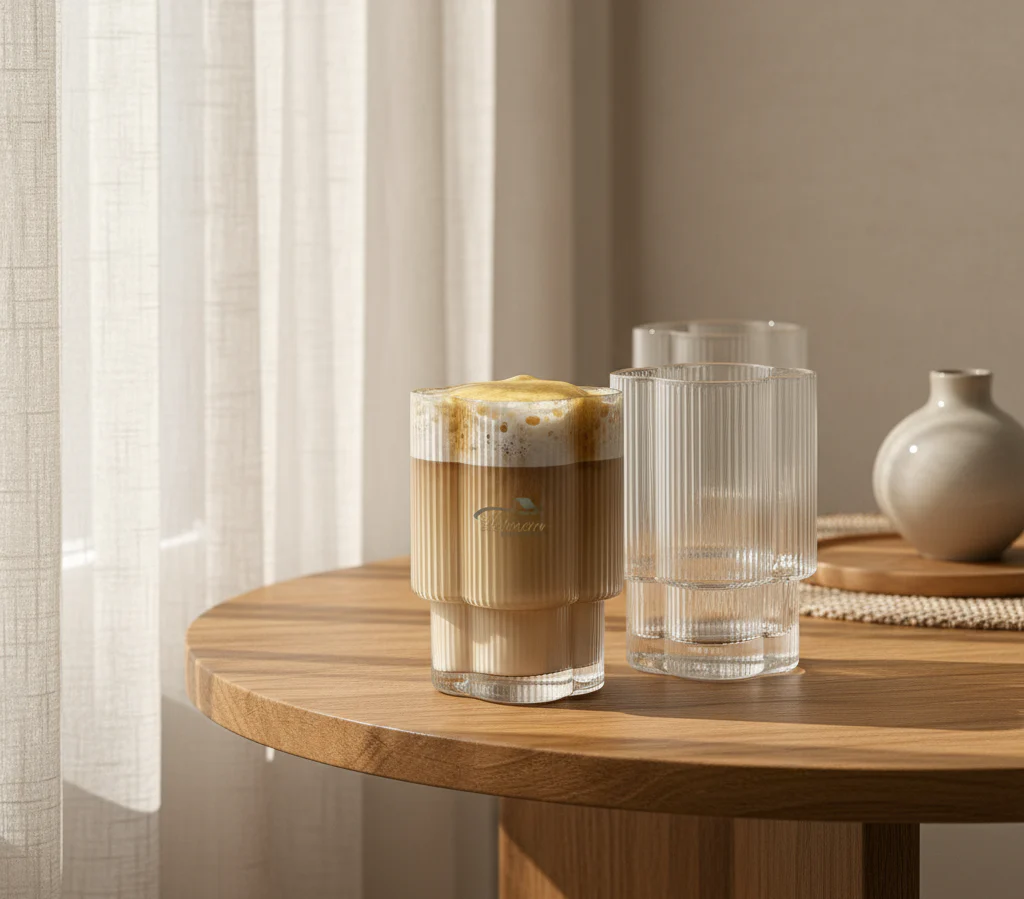 Flower Drinkglazen 6 Delig 330 ml