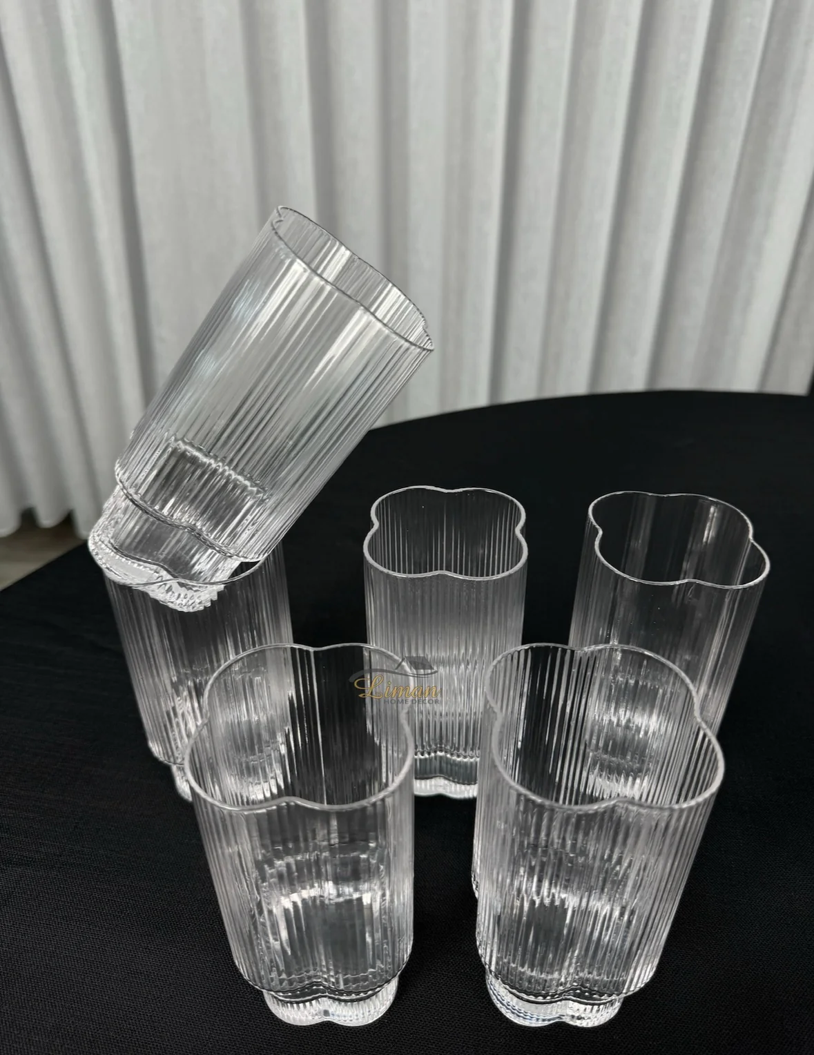 Flower Longdrinkglazen 6 Delig 350 ml - Image 6