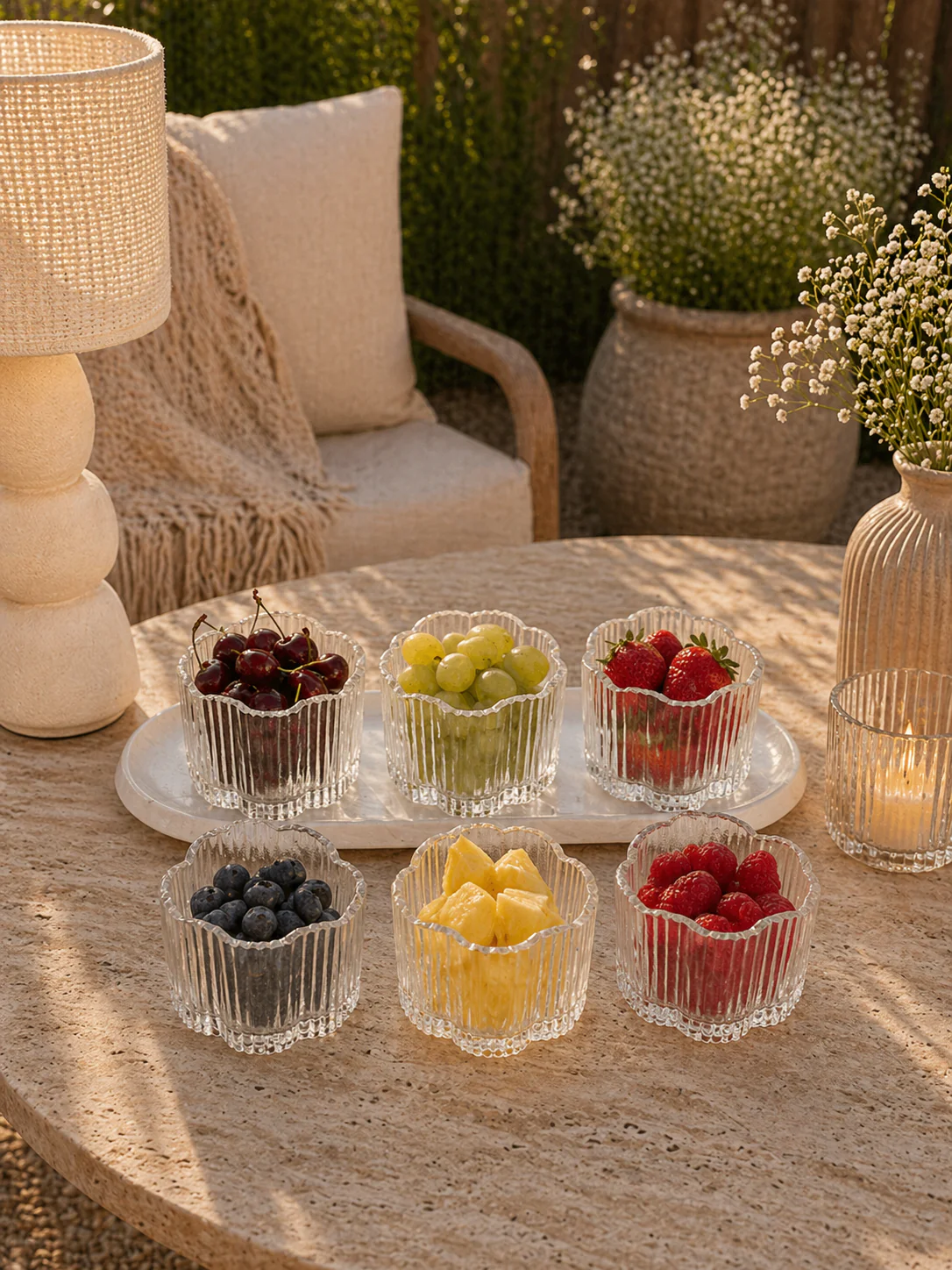 Daisy Schalen Set | 6 Delig