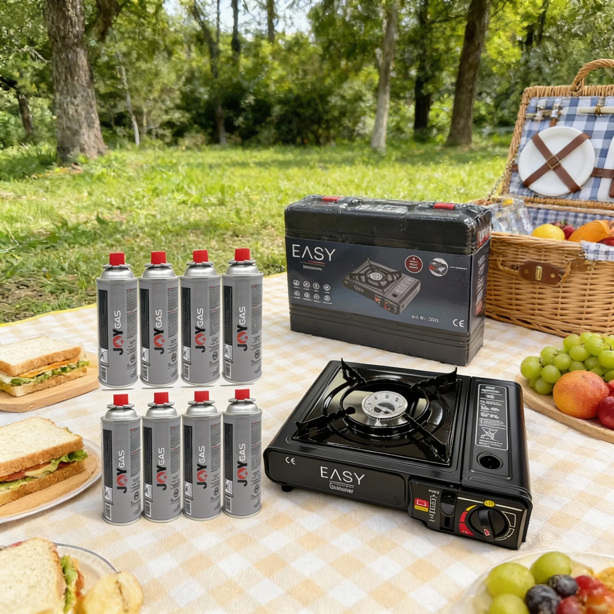 Mobiele Gaskookstel - Camping kooktoestel - Picknick gasfornuis - Noodpakket gas - Image 3