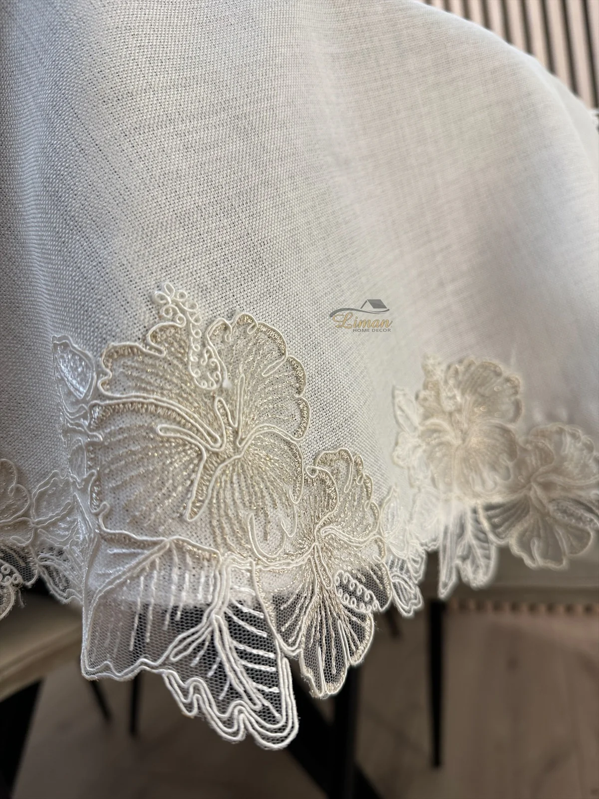 Gelincik Tafelkleed Set Met Server Cream 18 Delig - Image 6