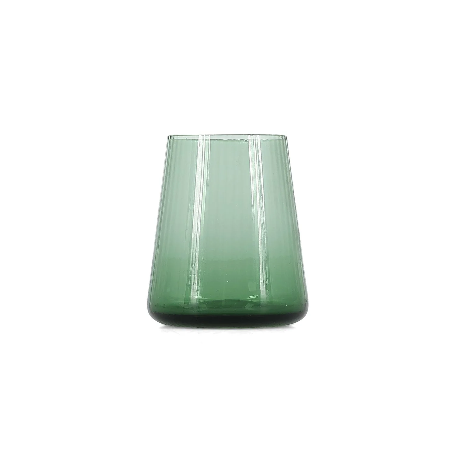 Glas 30cl donkergroen Ray - set/4 - Image 3