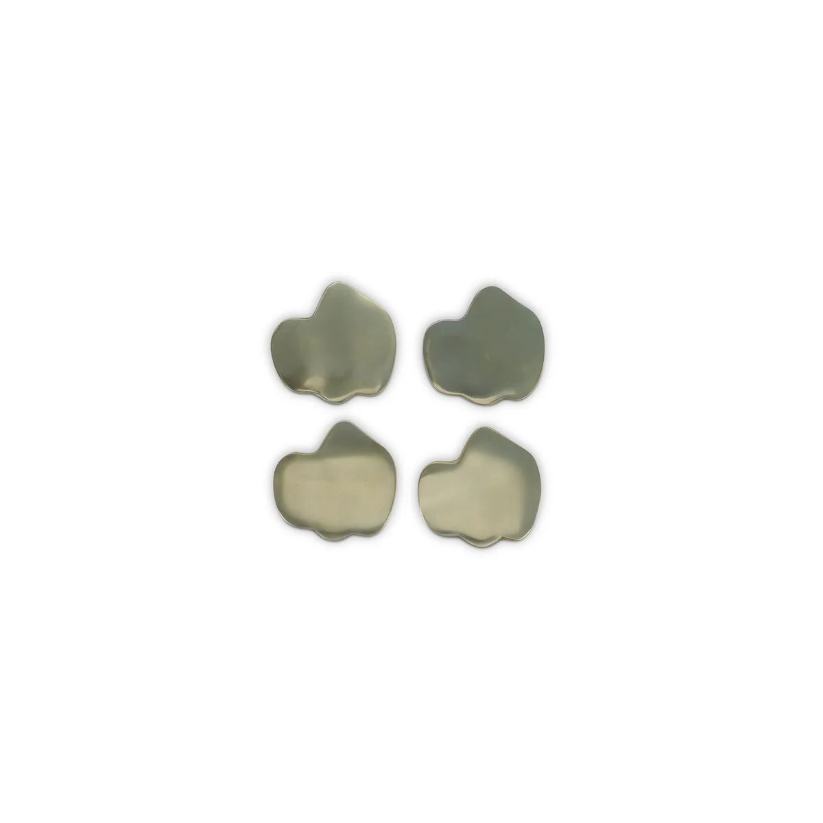 GLASONDERZETTER ORGANISCH GOUD CHARM - SET/4 - Image 2