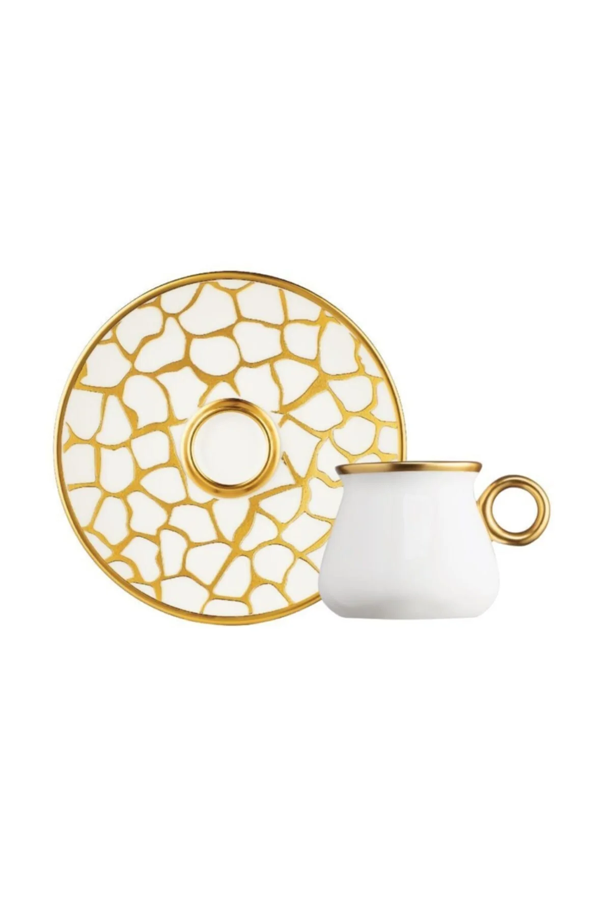 Glazze Larisa Wit Espressoset 12 Delig | 6 Persoons - Image 3