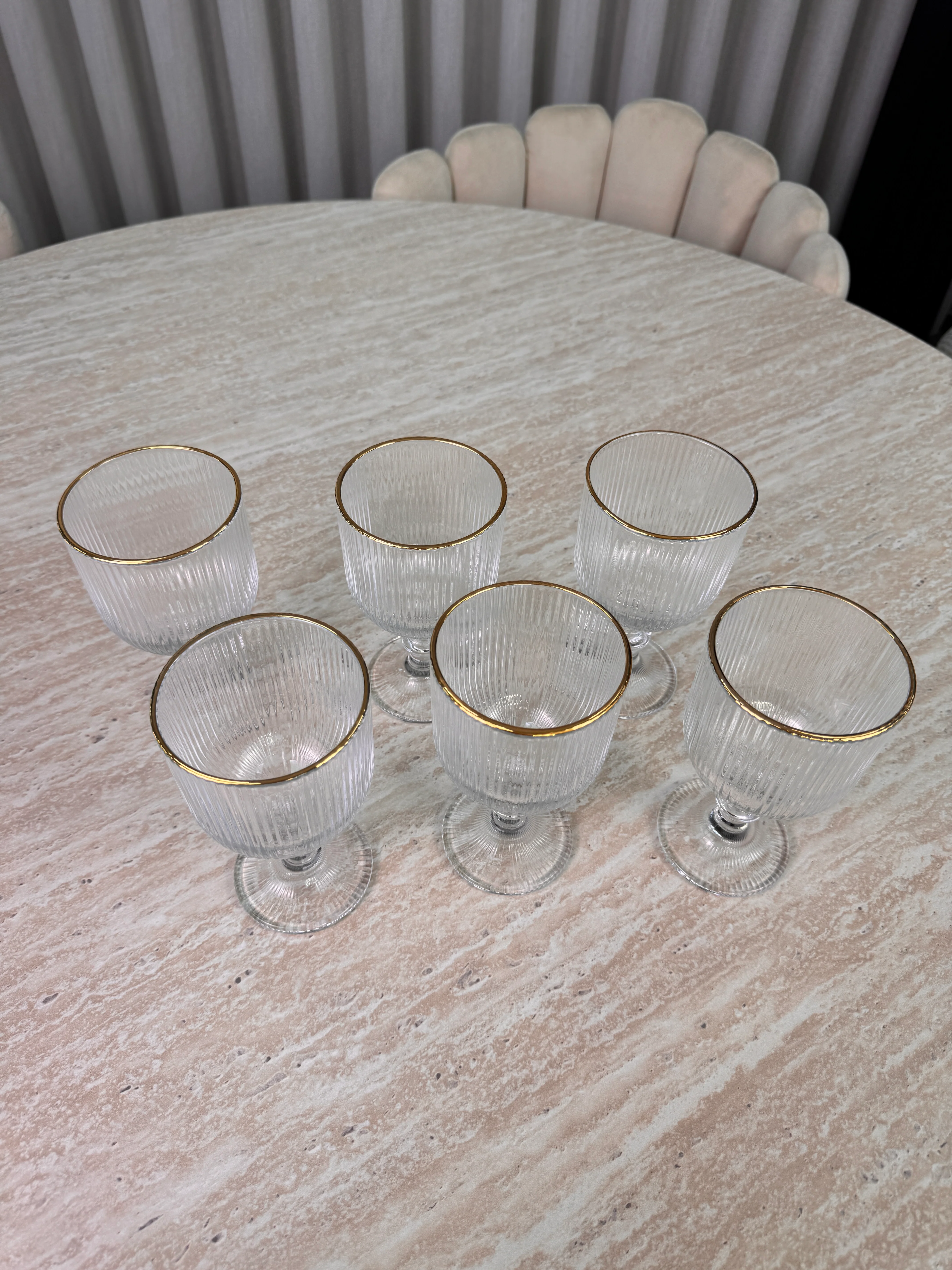 Golden Line Wijnglas 300 ML | 6 Delig - Image 4