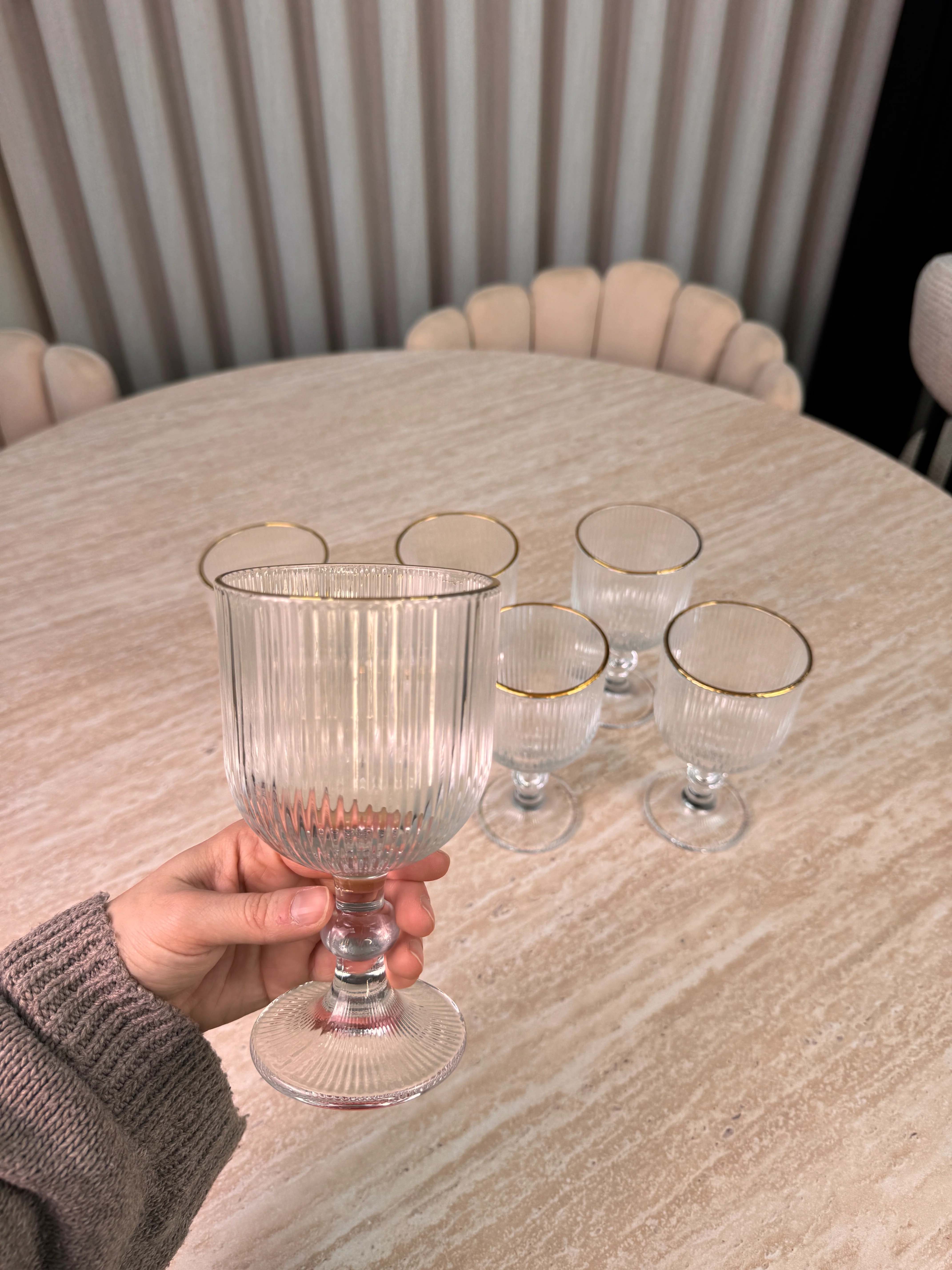 Golden Line Wijnglas 300 ML | 6 Delig - Image 5
