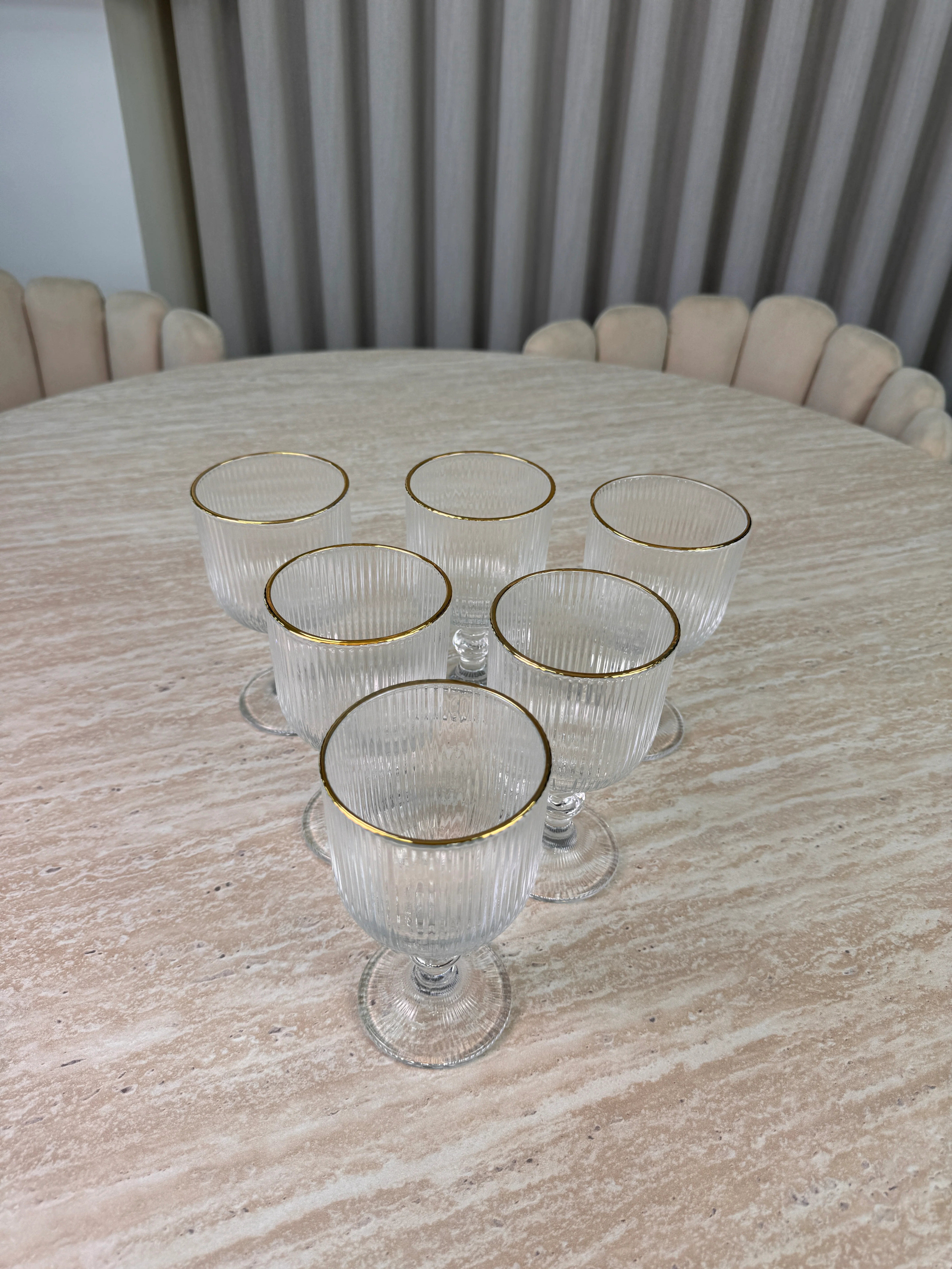 Golden Line Wijnglas 300 ML | 6 Delig - Image 6