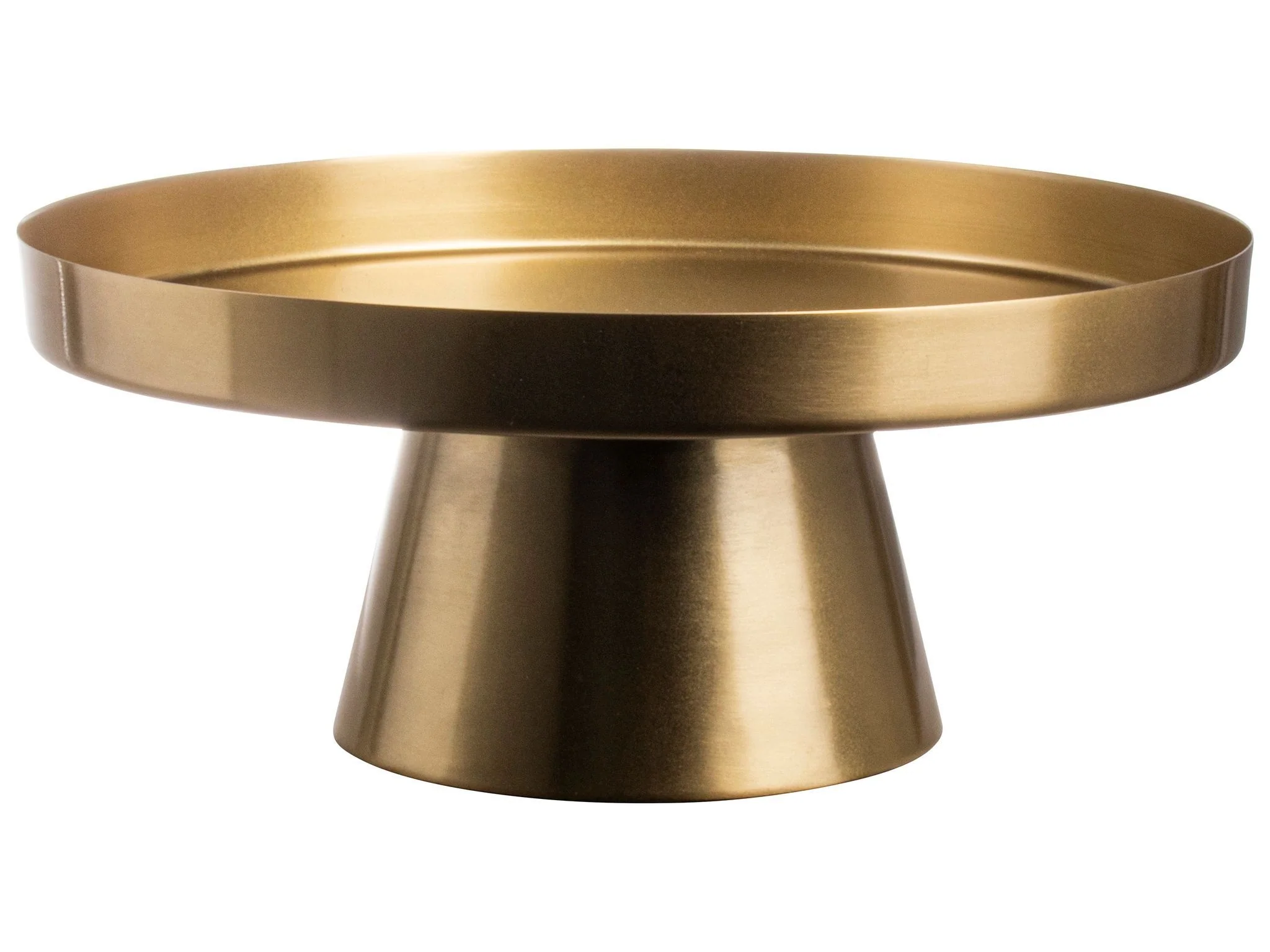 GUSTA DECO/TAARTHOUDER METAAL Ø24,5CM GOUD