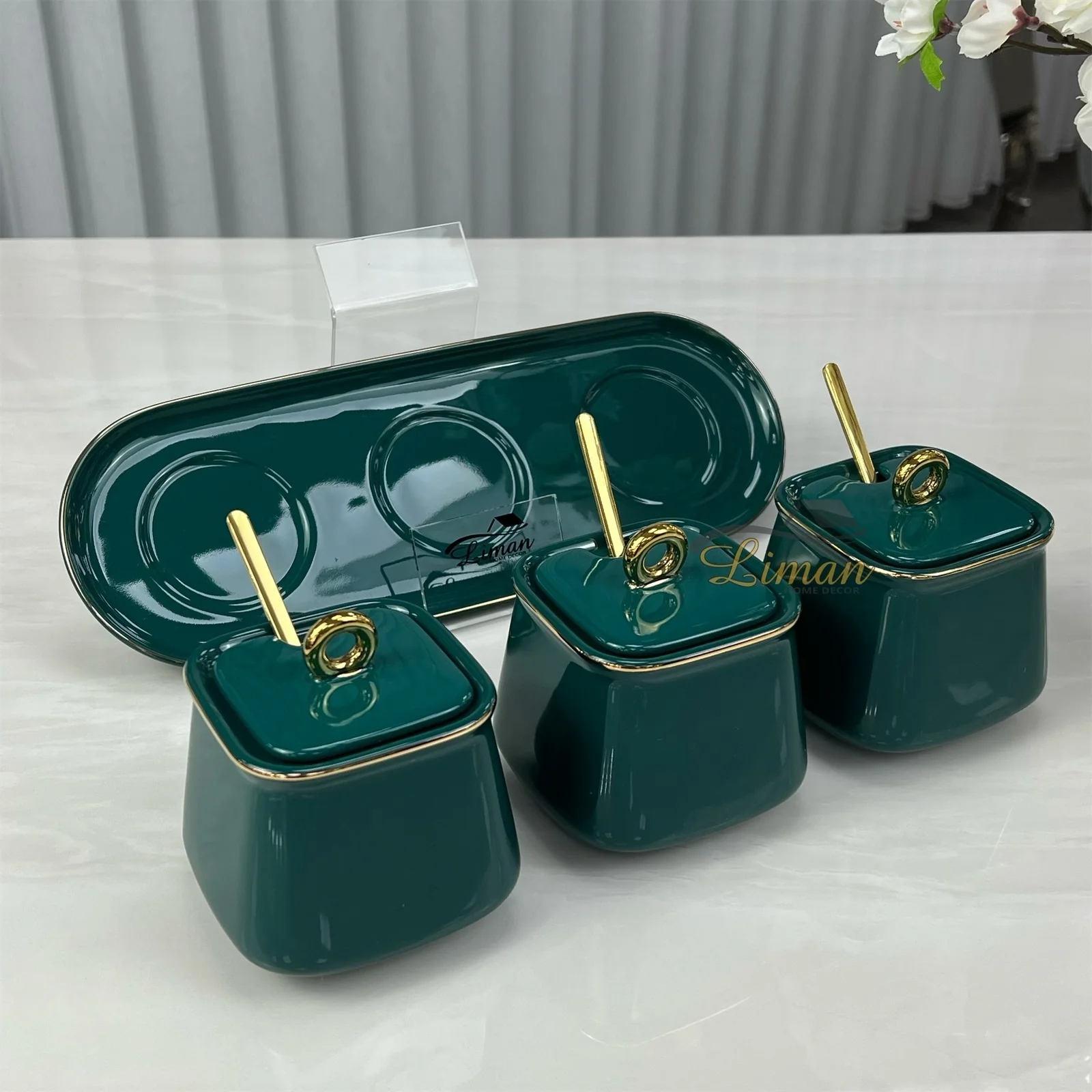 HAYAT KRUIDENSET GROEN / WIT - Image 4