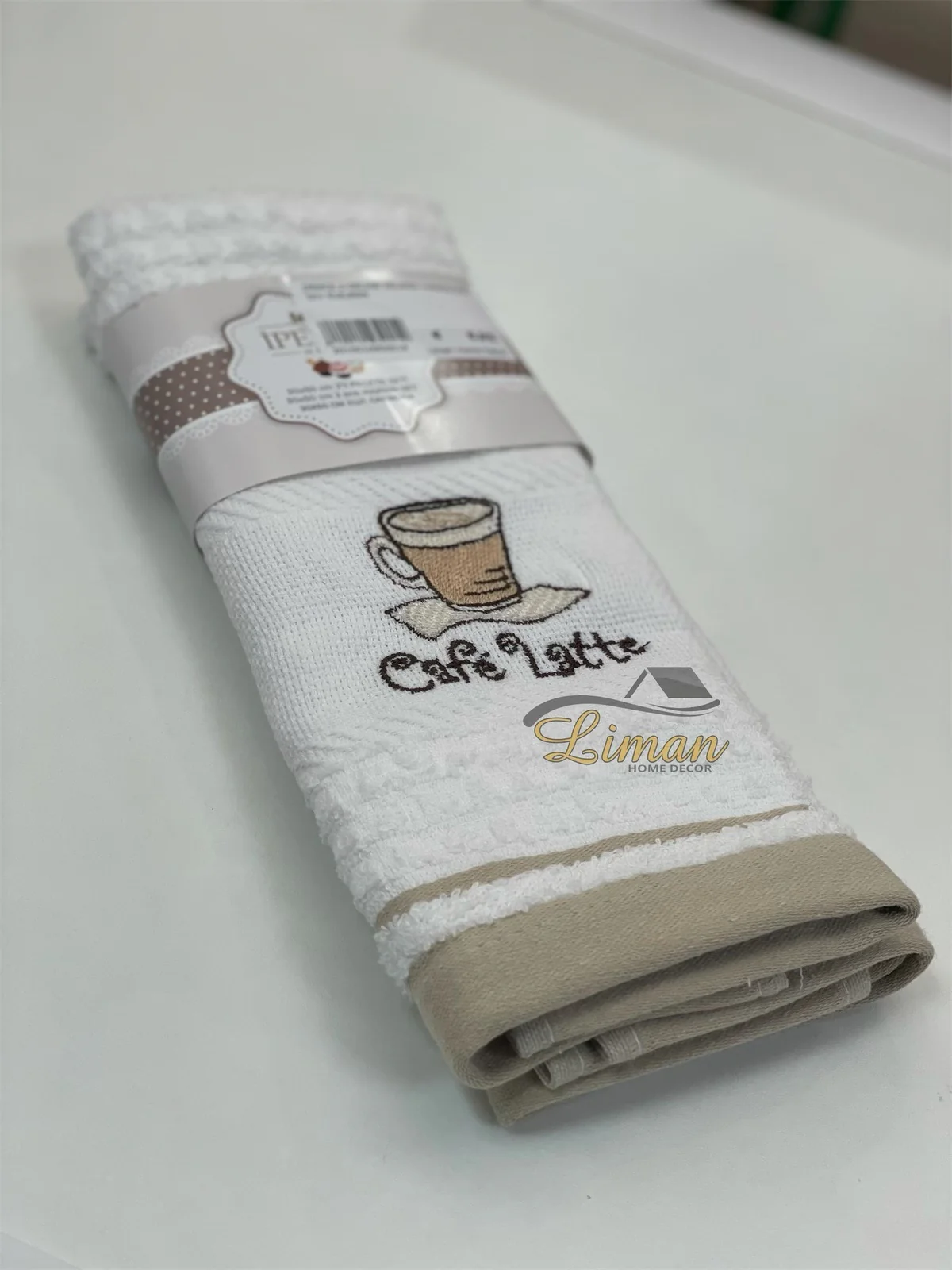 Ipekce Keuken Handdoek 30 x 50 Cm 2 Delig Beige - Image 2