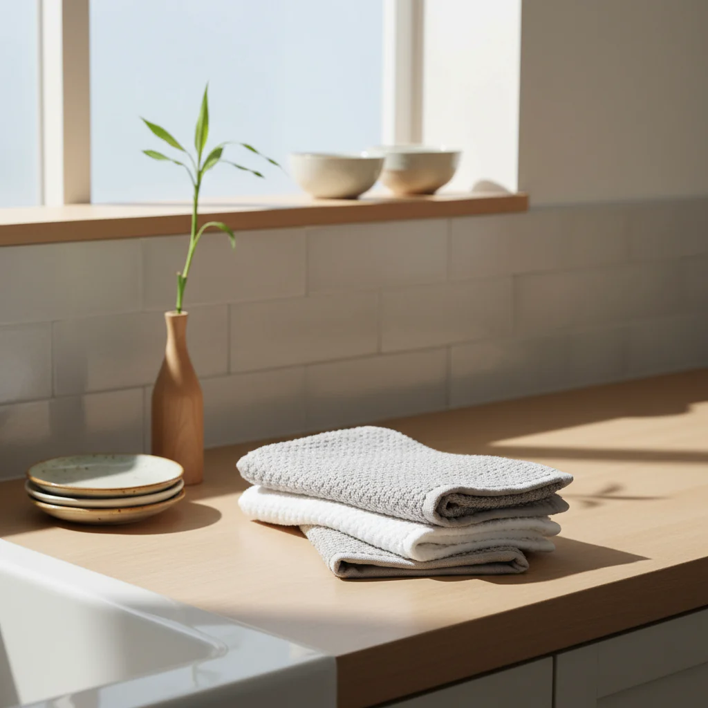 Ipekce Keuken Handdoek 40 x 65 Cm 3 Delig Beige