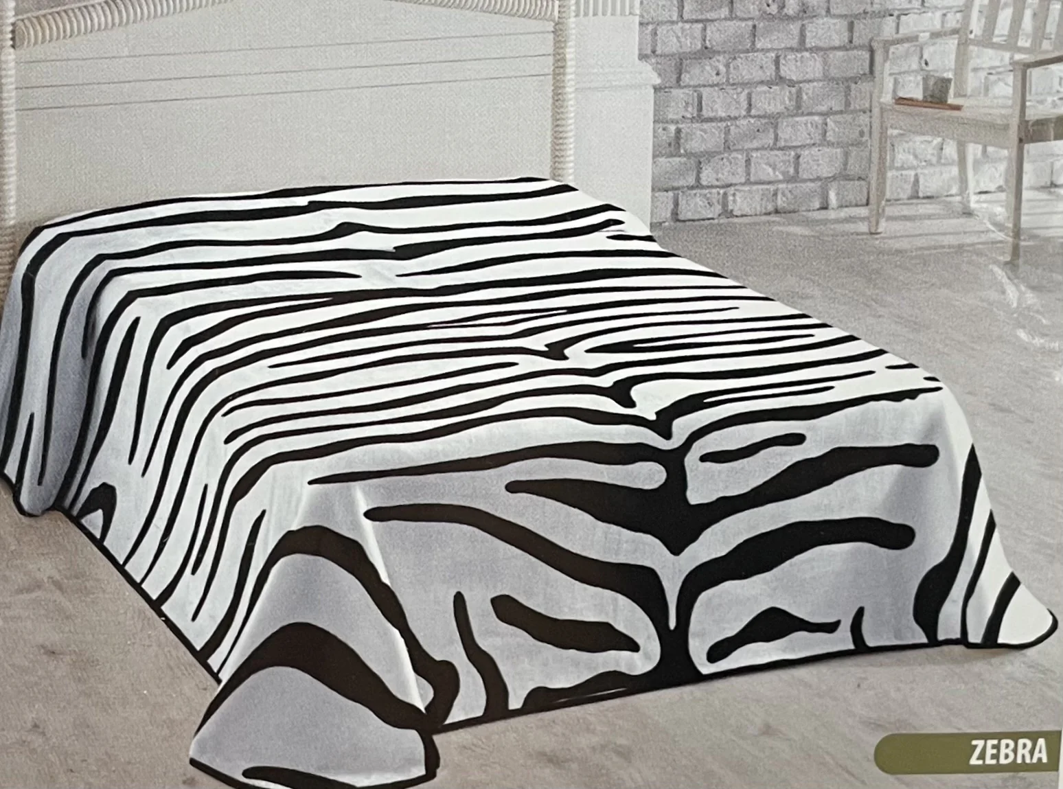Ipekce Safari Zebra Deken 2-Persoons 1 Delig