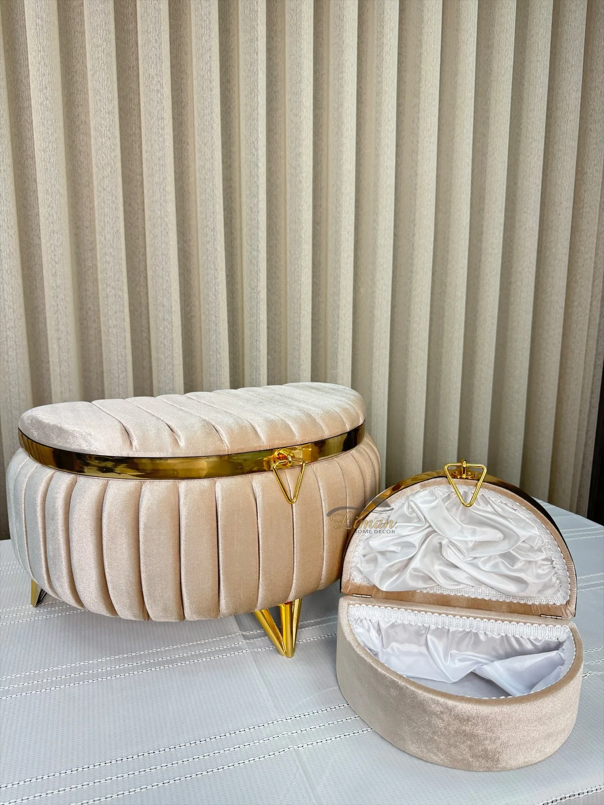 Julia Bruidkisten Beige - Image 4