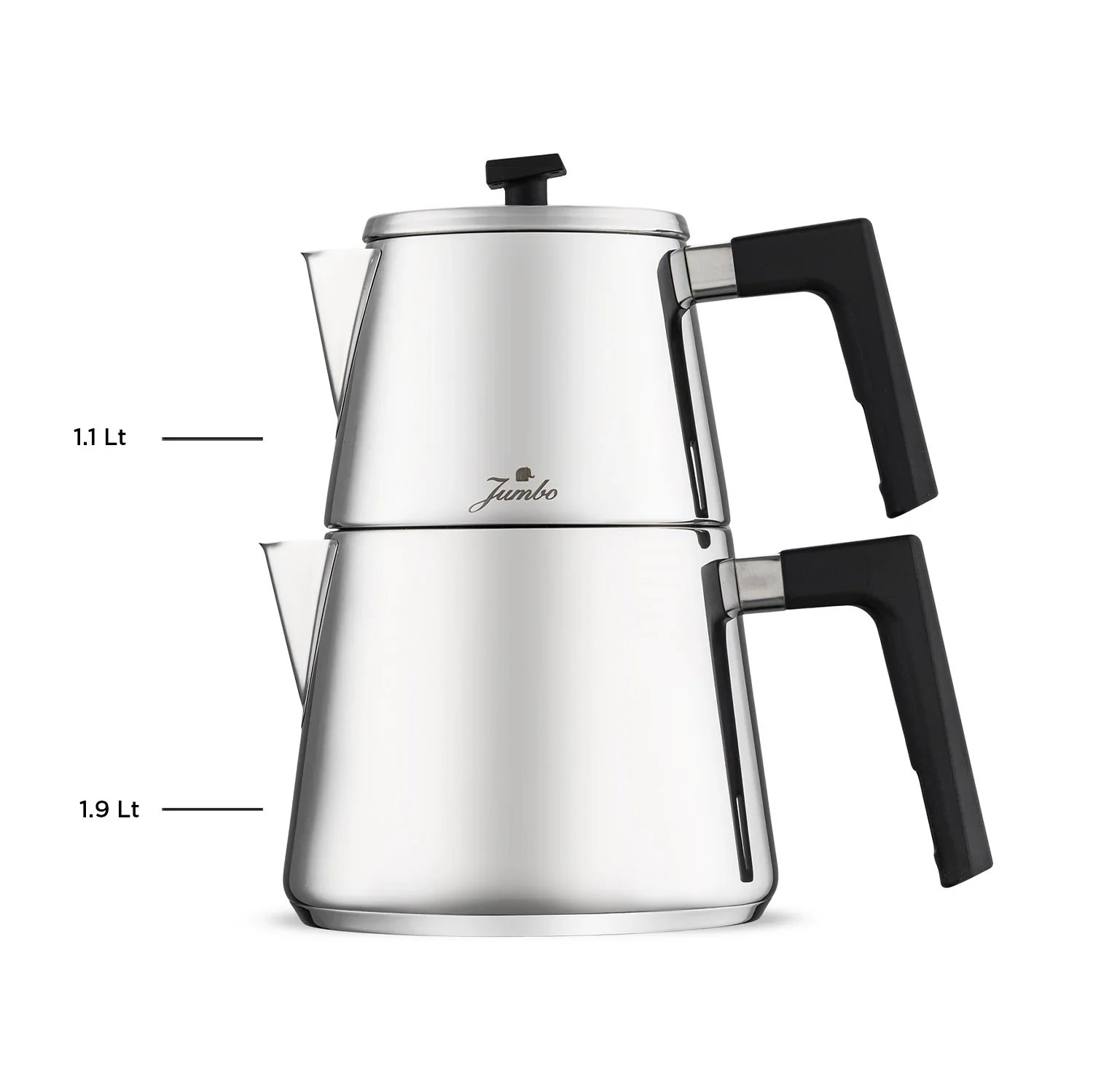 Jumbo Dynamic Steel theepot met inductiebodem - Image 4