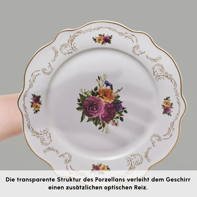 Karaca Antique Porselein Serviesset 24 Stuks | 6-Persoons - Image 4