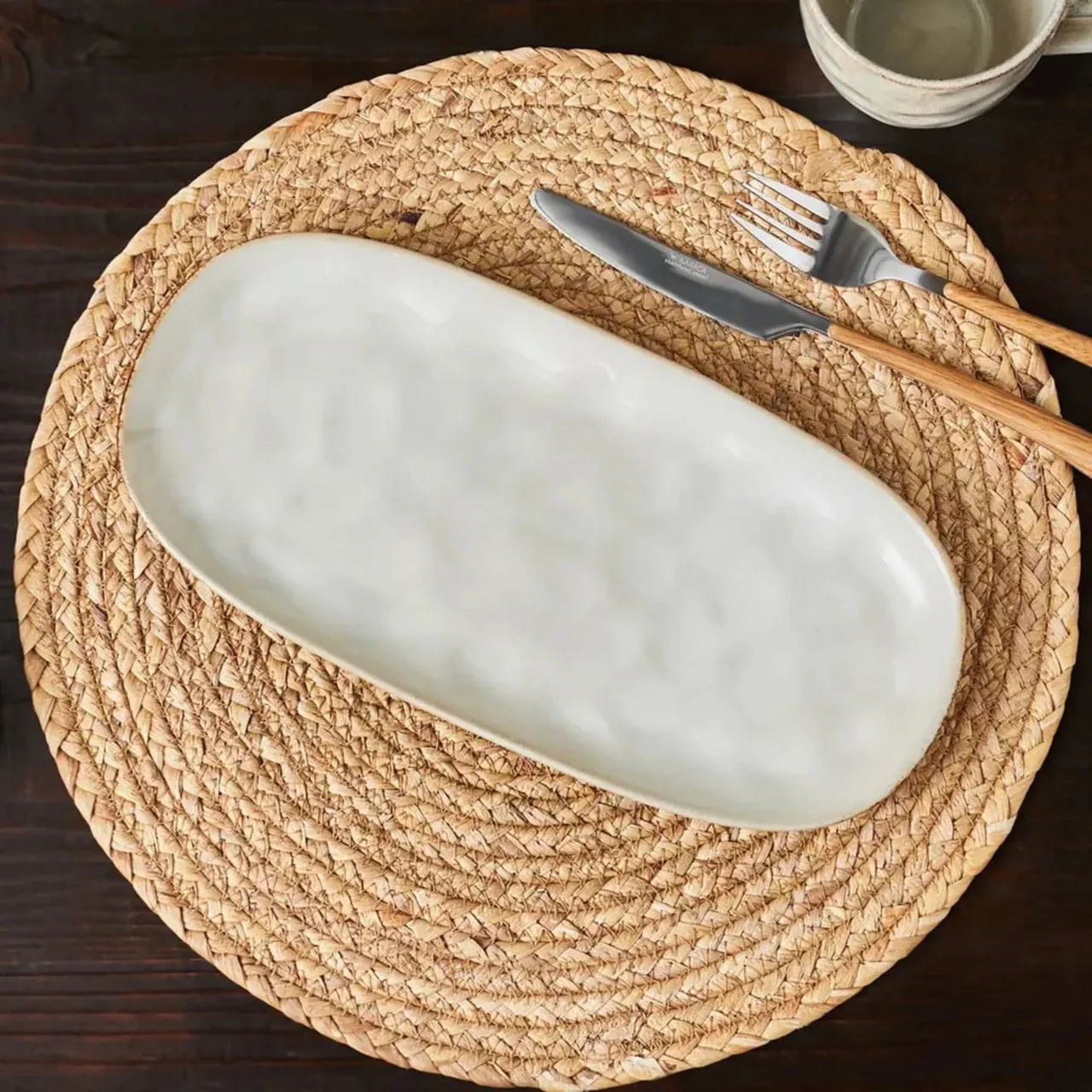 Karaca Aria Beige | Serveerschaal 31 cm - Image 2