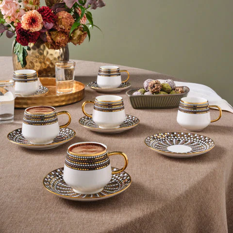 Karaca Belgin Espressoset 12 delig | 6-persoons